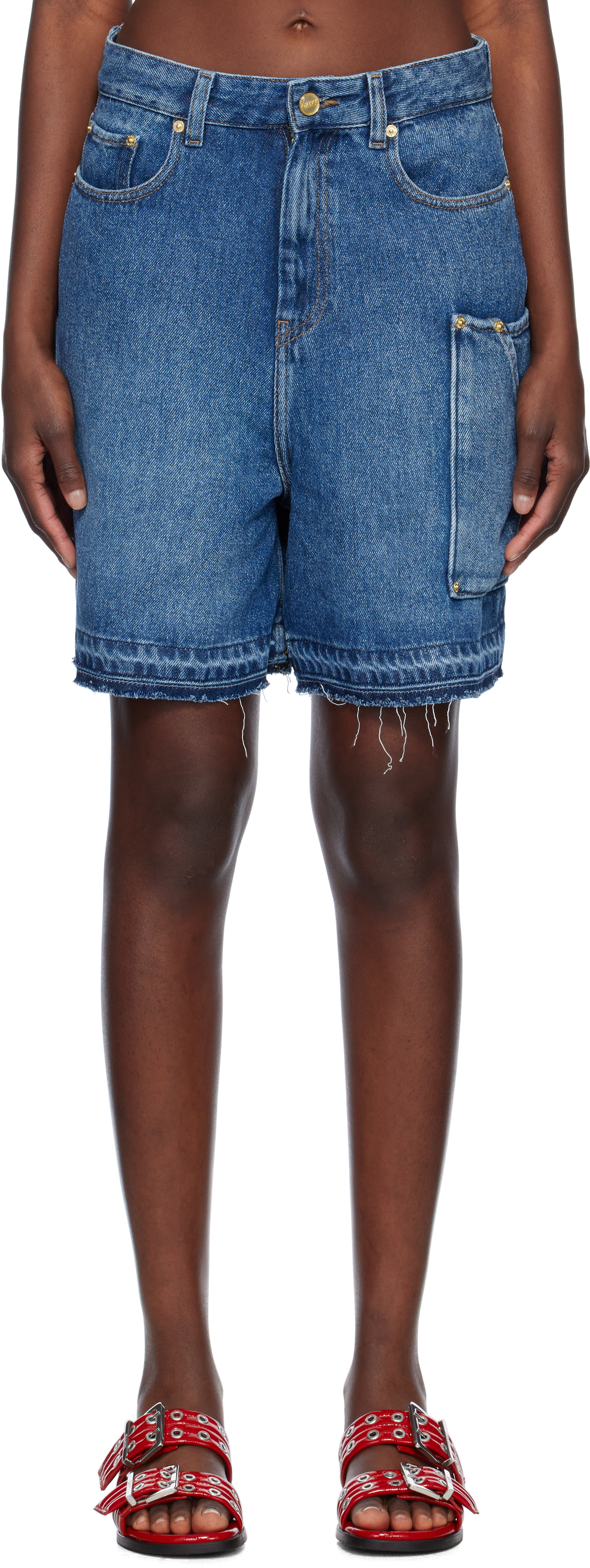 GANNI ショートパンツ 360528382_6.jpg