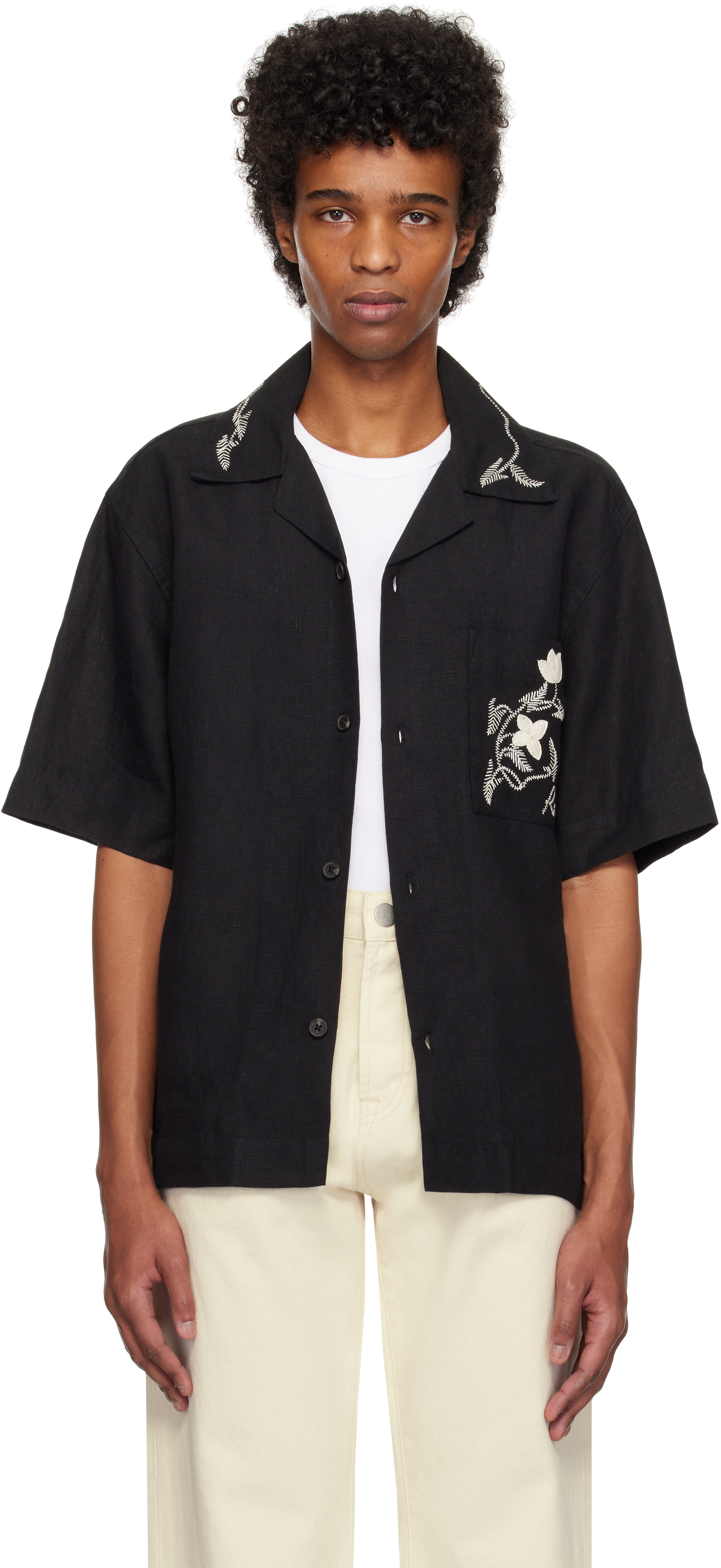 トップス Eaphi EMBROIDERY SHORT SLEEVE SHIRTS トップス EAPHI