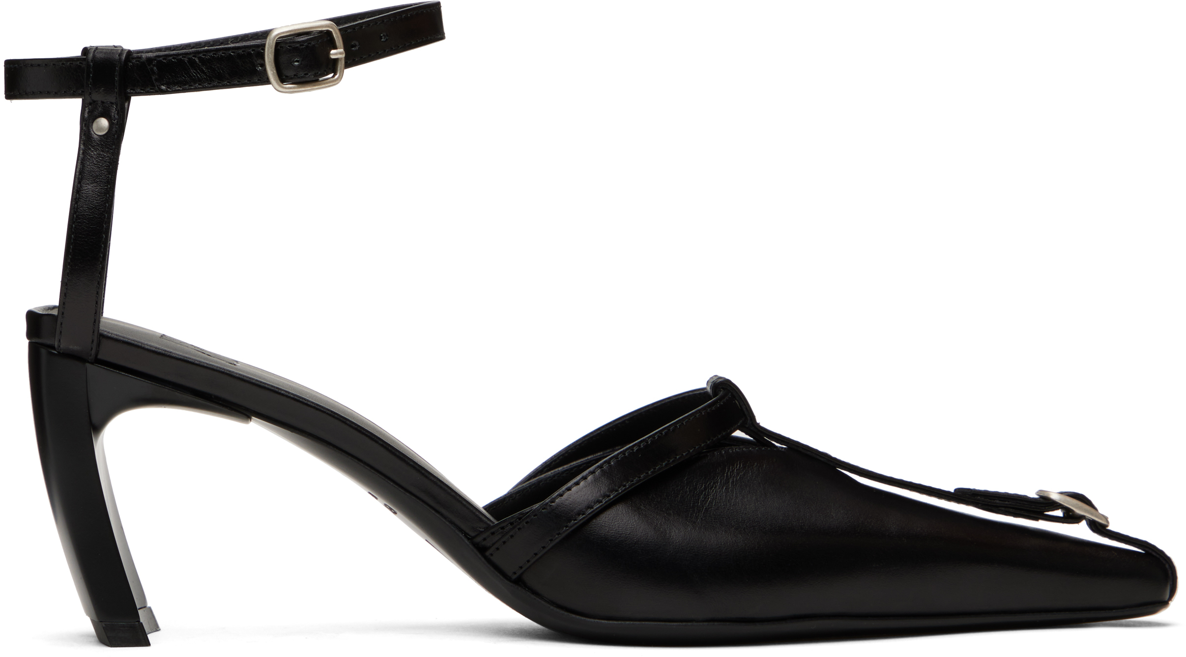 【関税込み】KNWLS SSENSE限定 ブラック Serpent ミュール KNWLS SSENSE Exclusive Black Serpent Mules - Slippers