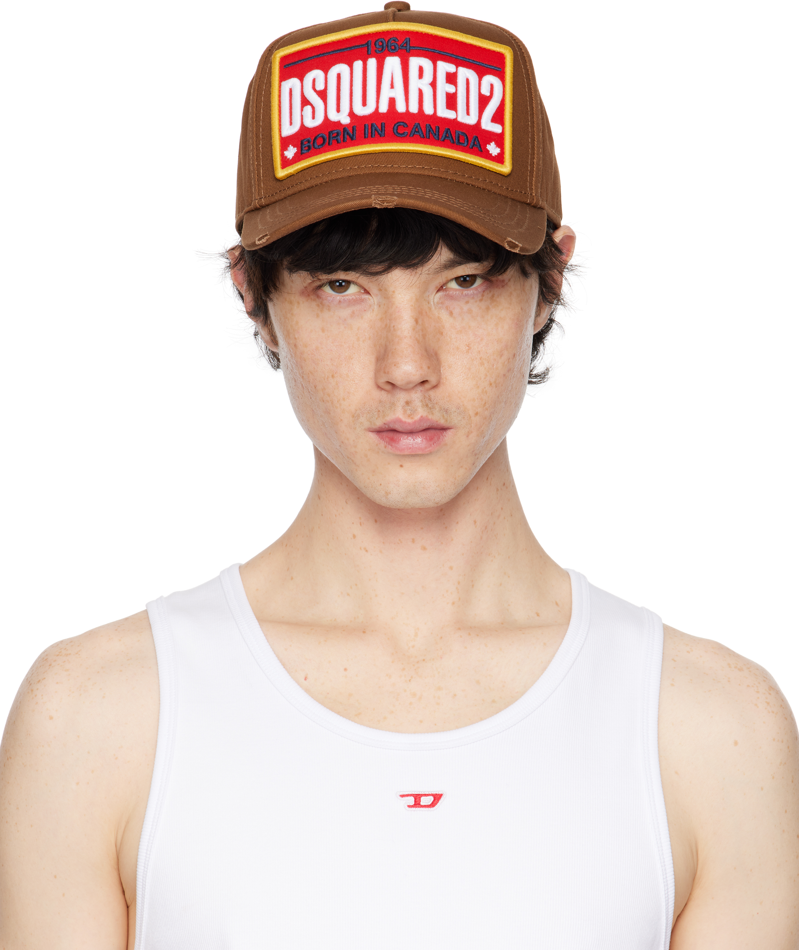 Tan 'Born in Canada' Baseball Cap