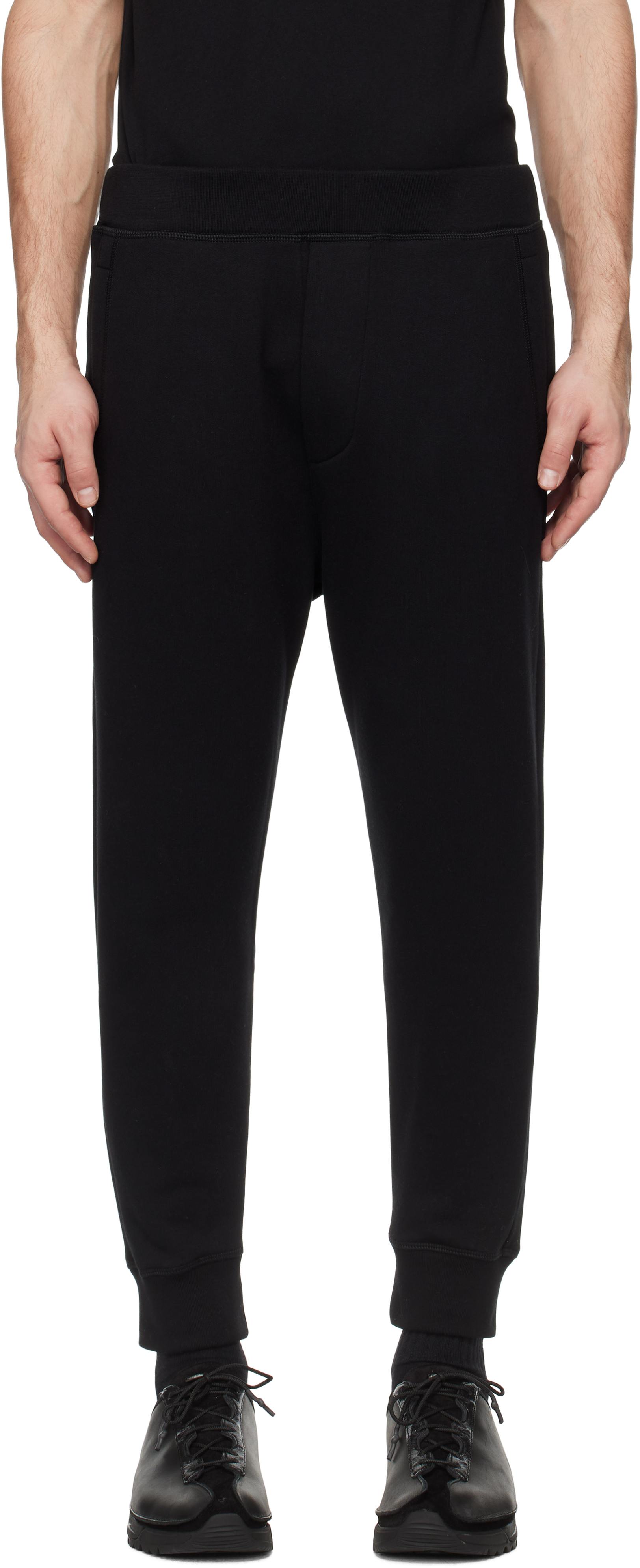 Black Relax Dean Fit Sweatpants