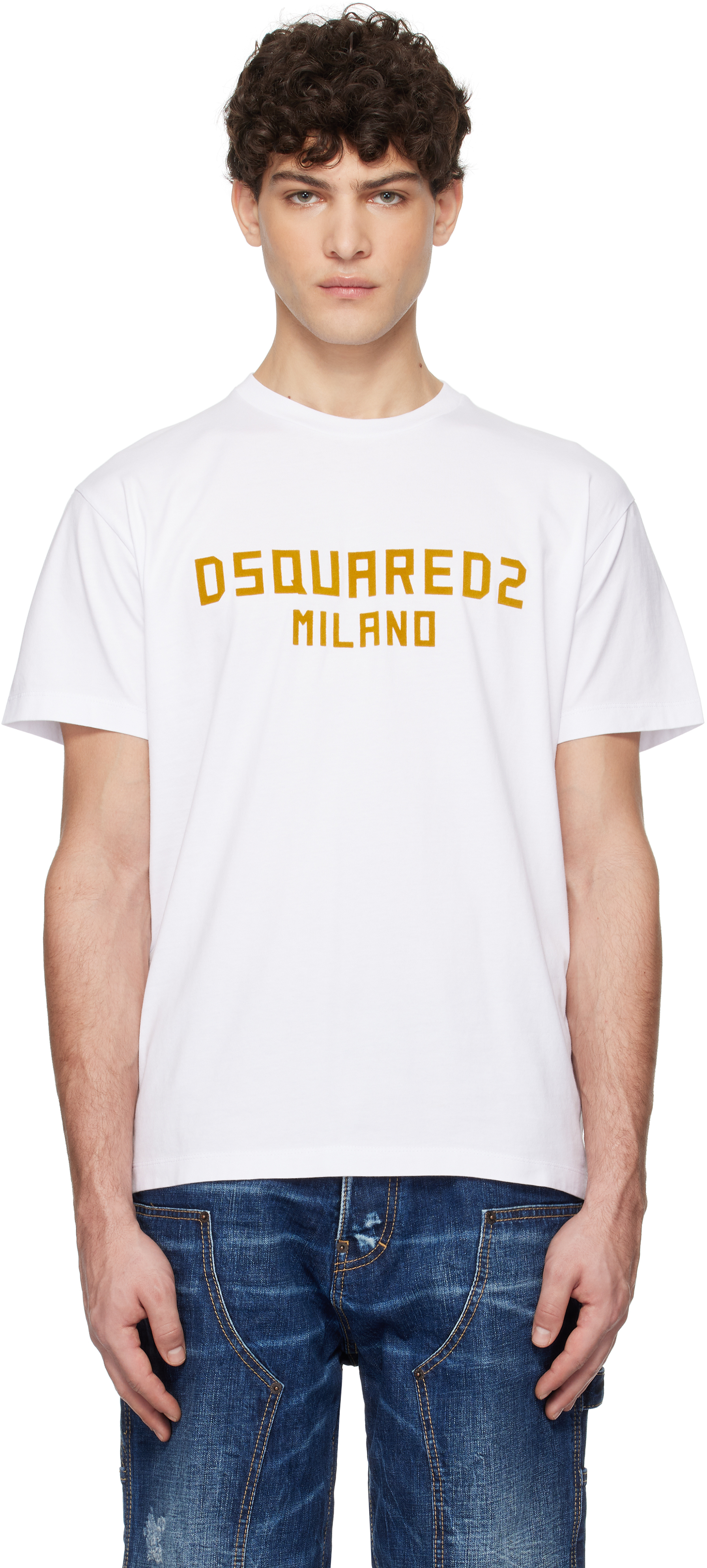 White Cool Fit 'Dsquared2 Milano' T-shirt