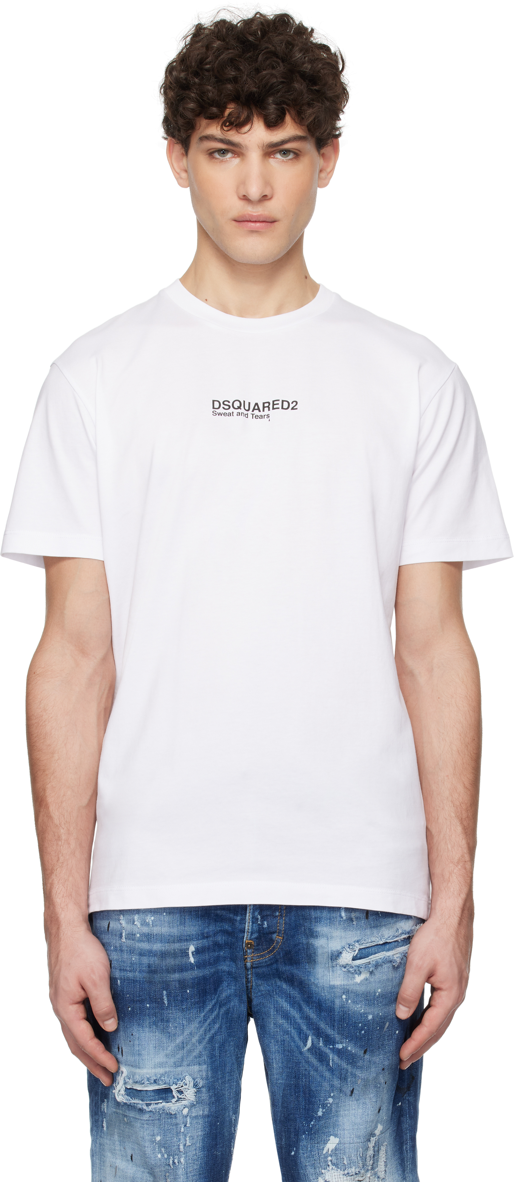 【Dsquared2】ホワイト Cool Fit Tシャツ Dsquared2のホワイト Cool Fit Tシャツがセール中