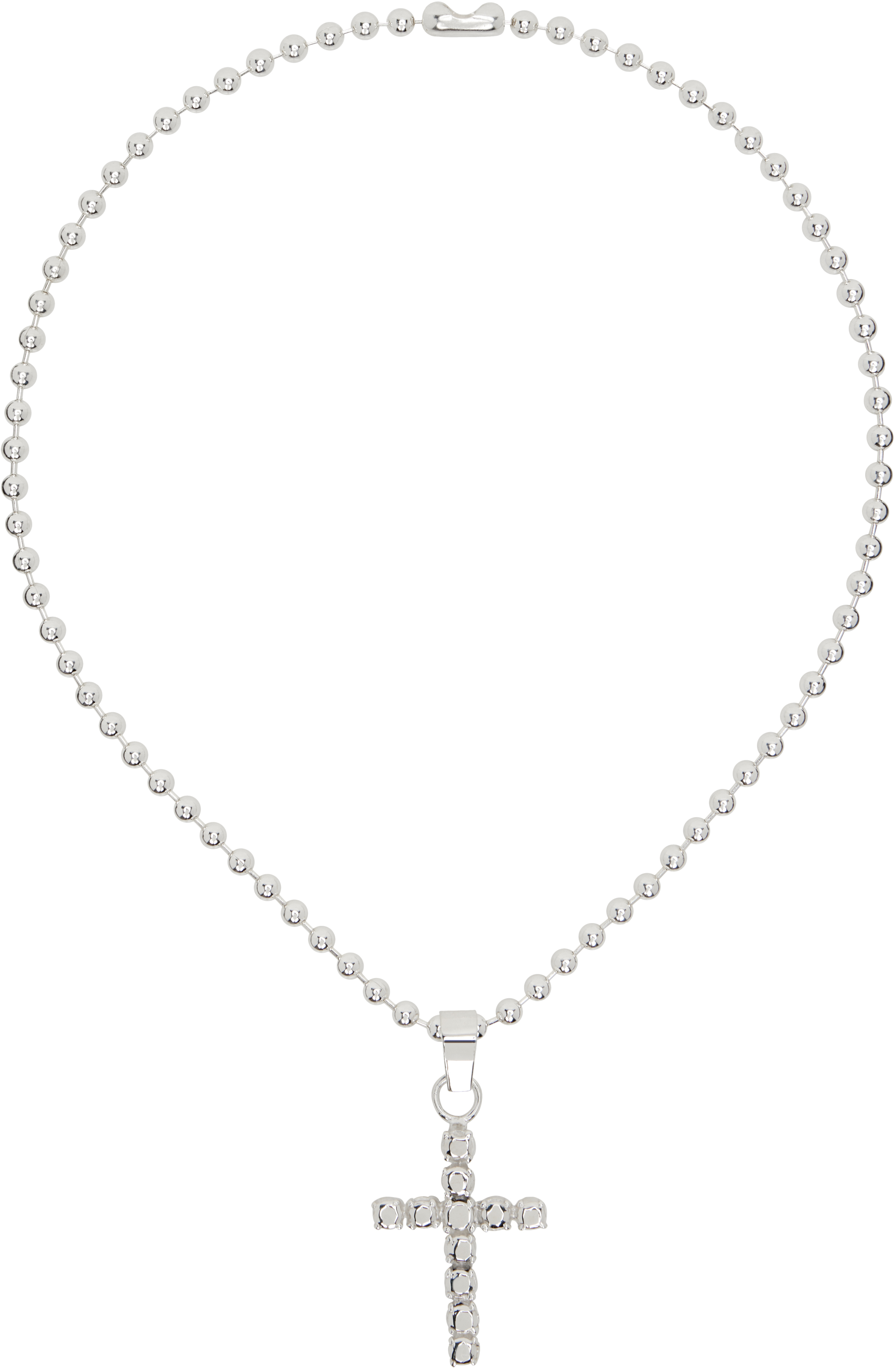 Stone Cross Necklace