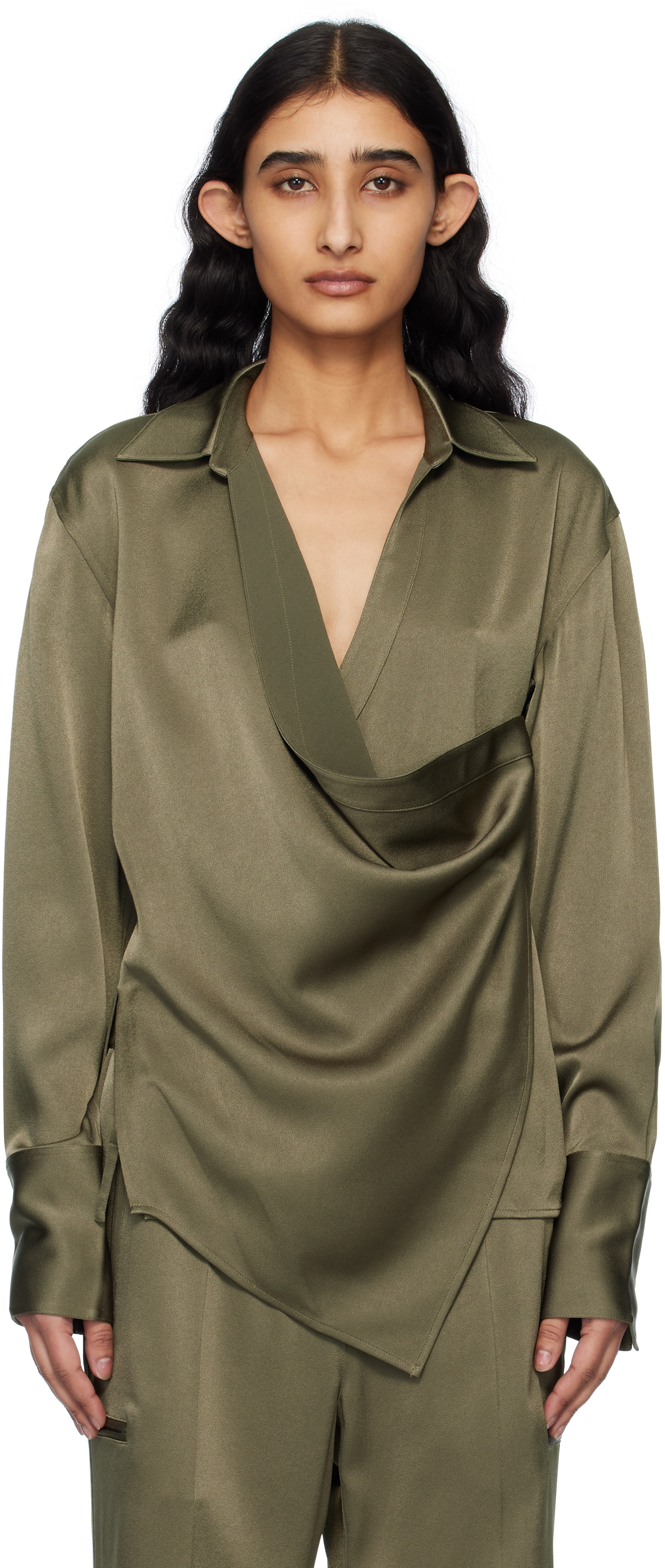 HELMUT LANG メッシュTシャツ トップス カーキ HELMUT LANG メッシュTシャツ トップス カーキ - メルカリ