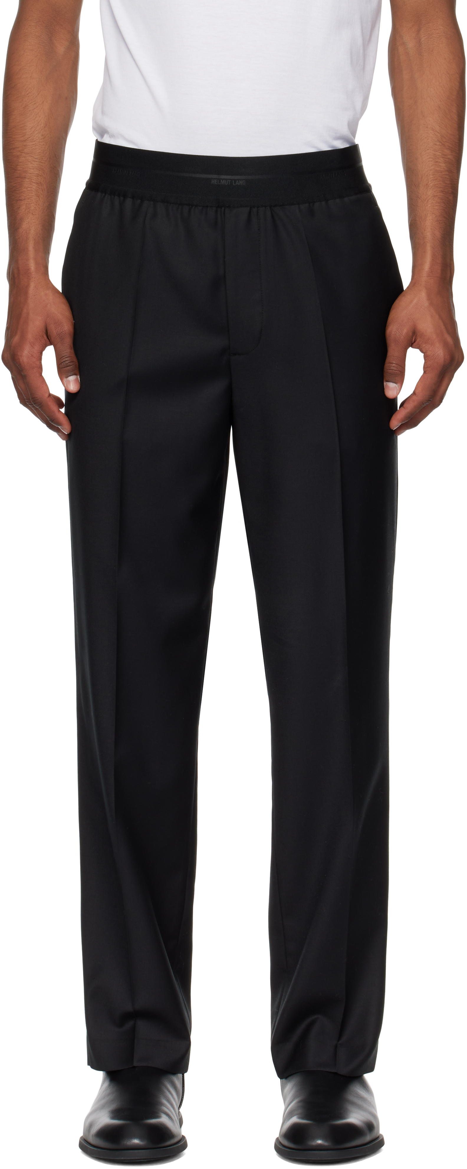 helmut-lang-black-tapered-wool