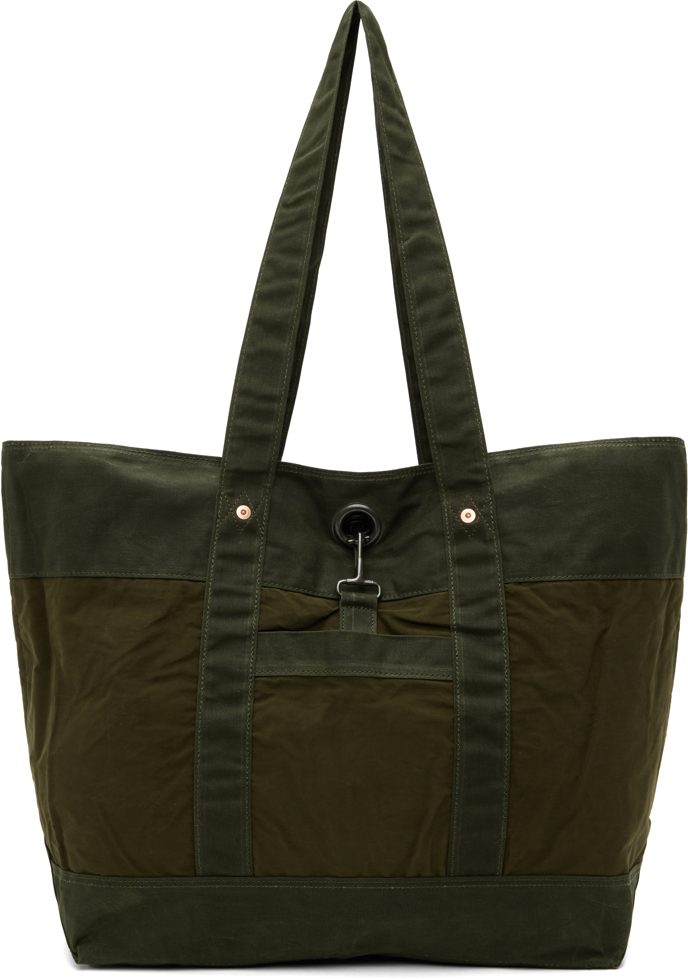 Khaki Waxed Tote