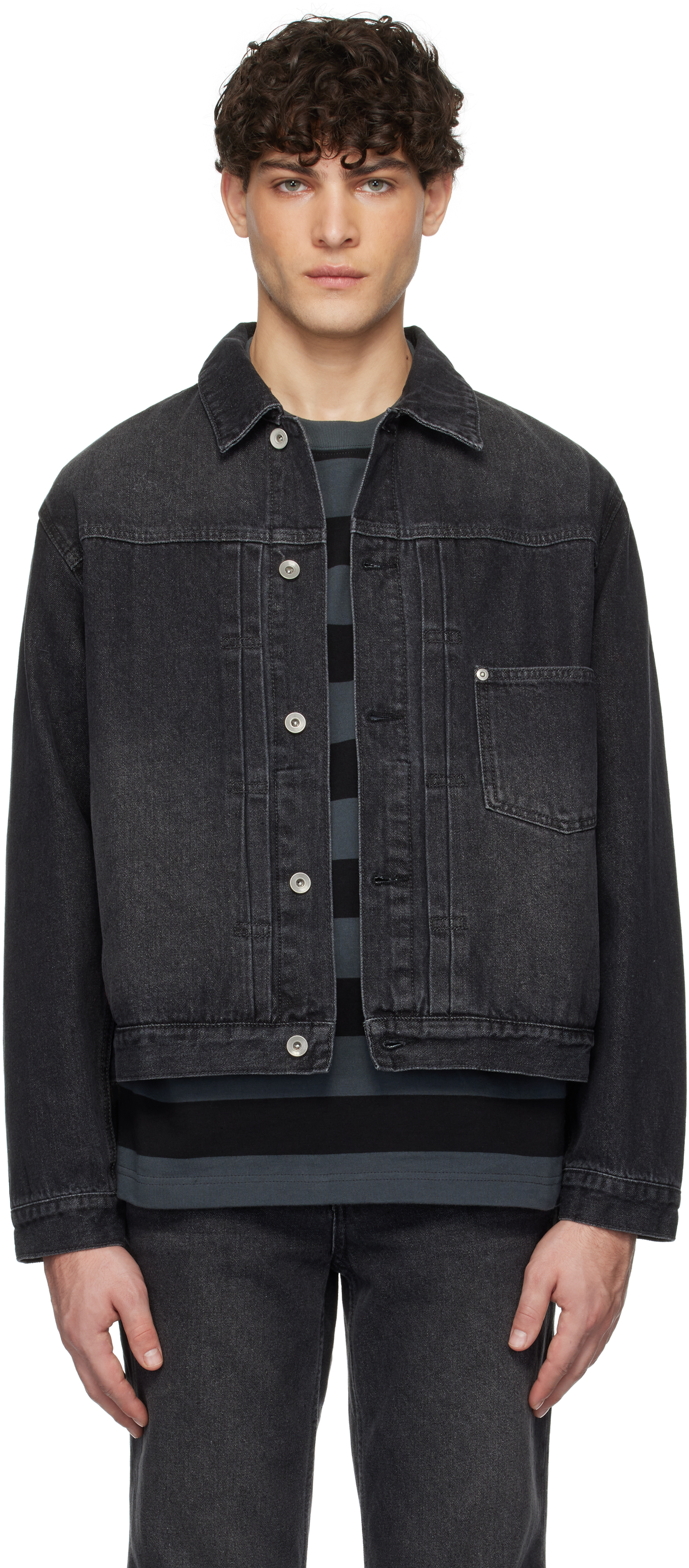 Black Type 1 Trucker Denim Jacket