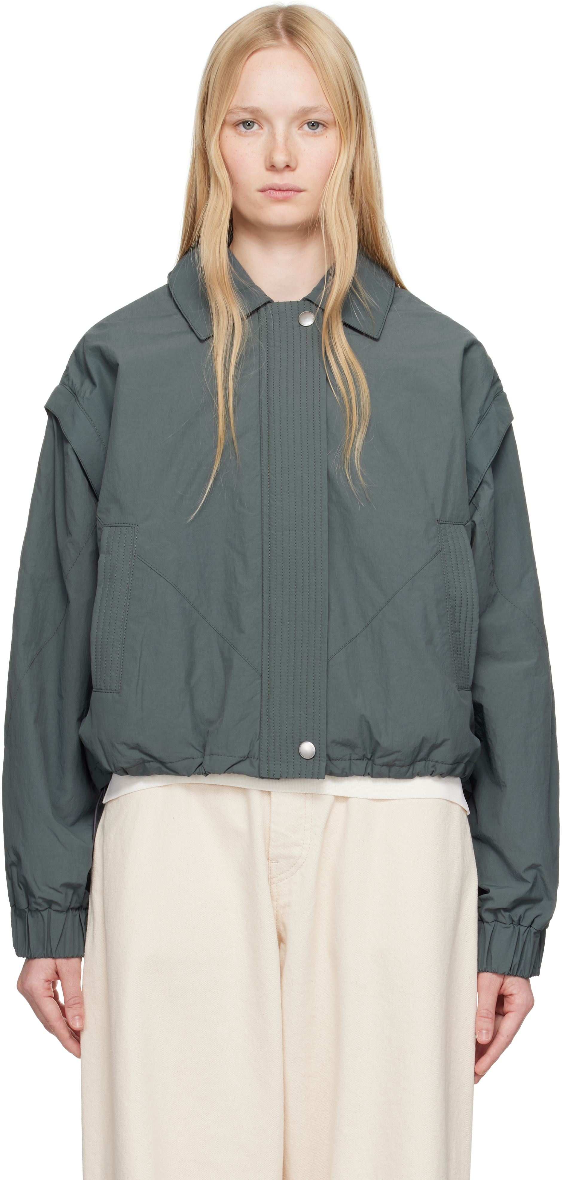 【関税込み】YMC グレー Heath ボンバージャケット YMCのグレー Heath ボンバージャケットがセール中