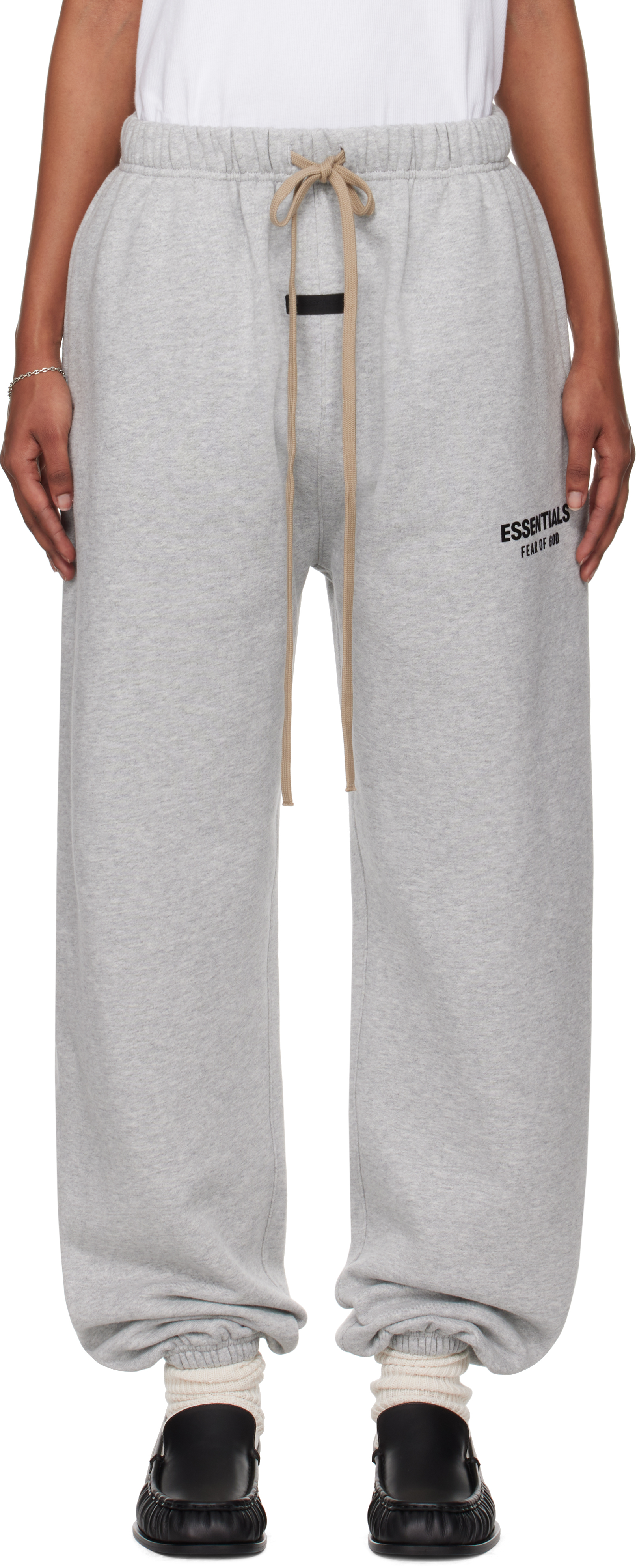 Gray Fleece Lounge Pants