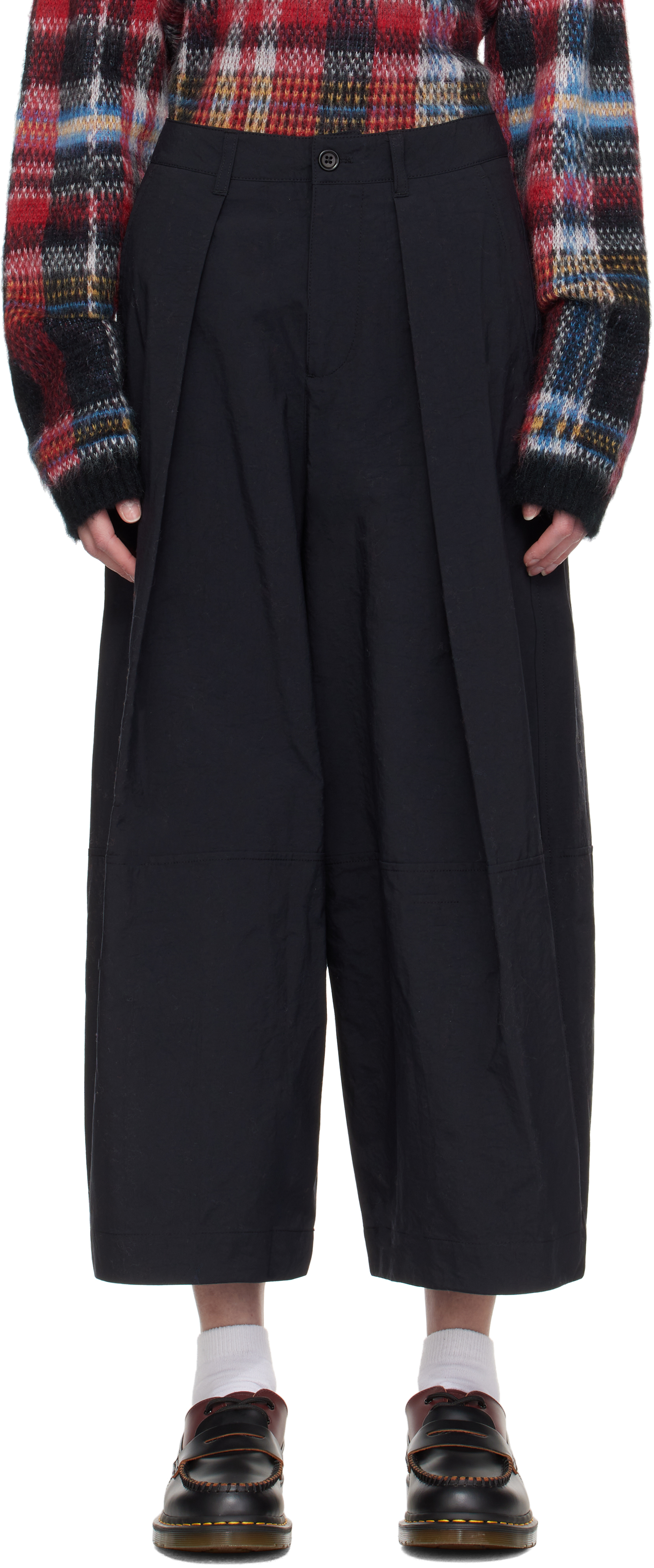 Black Deadbeat Trousers