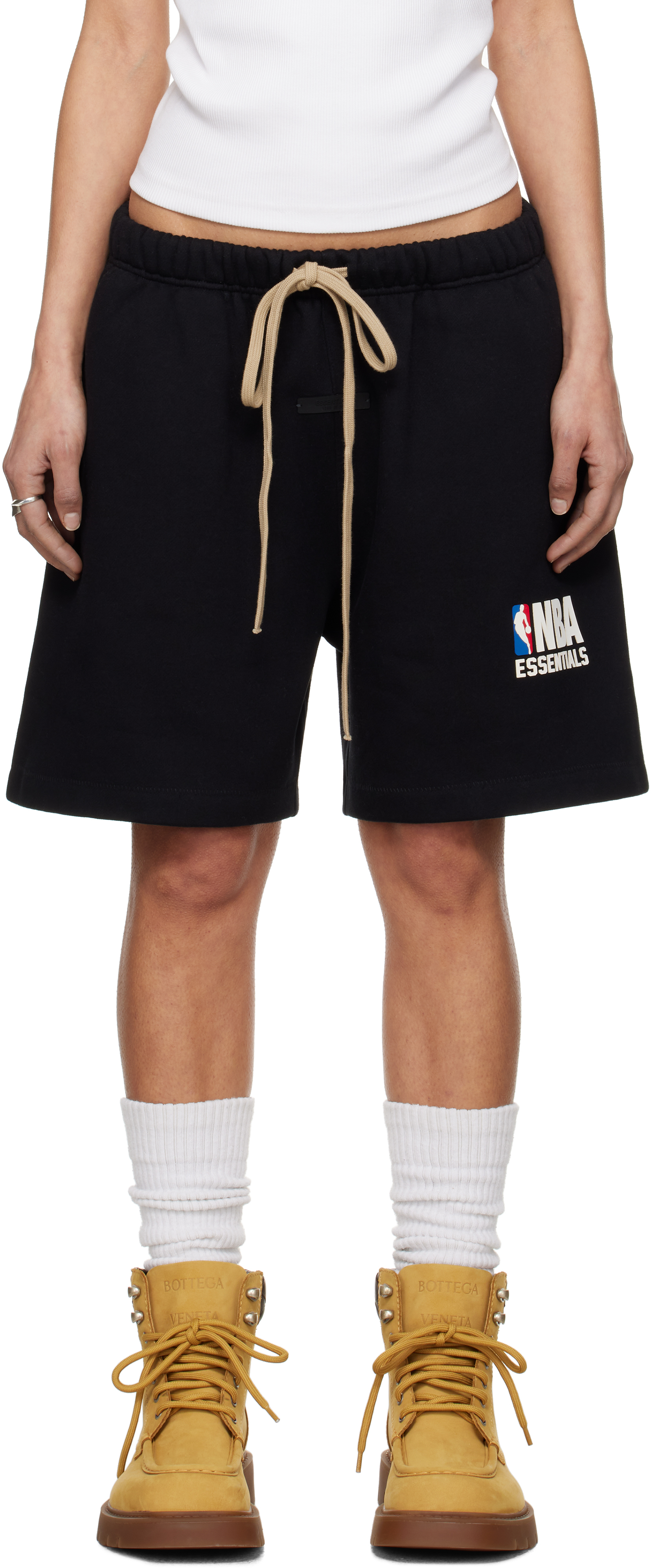 Black NBA Core Fleece Shorts