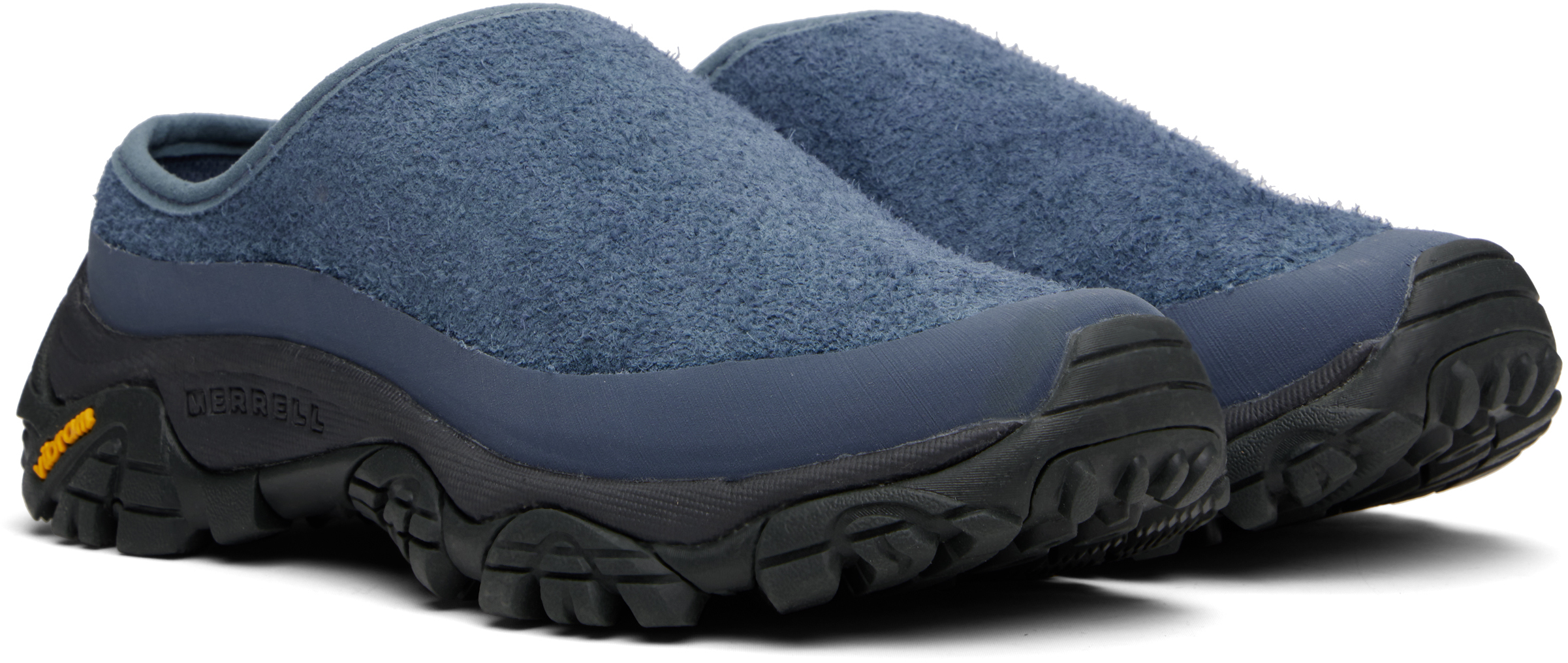 Ymc You Must Create Blue Merrell 1trl Edition Moab Mule Sneakers In 40-blue