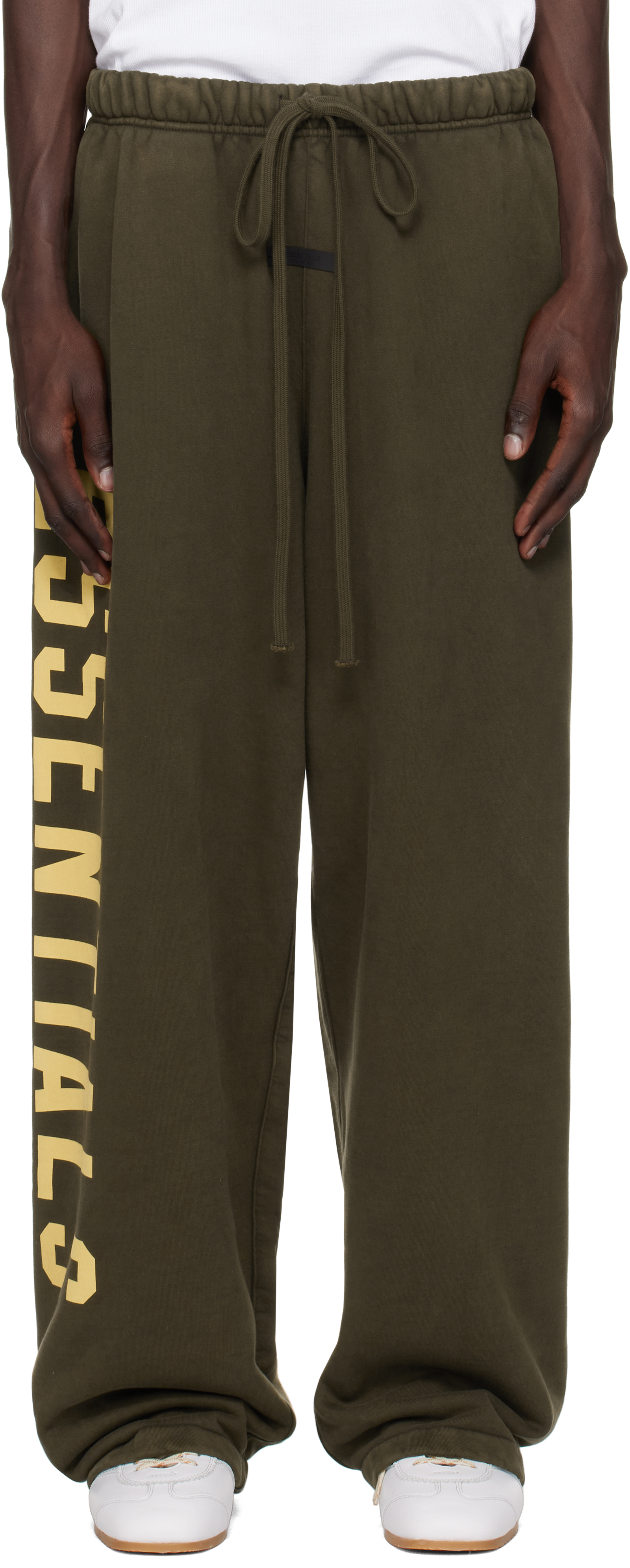 Brown Heavy Fleece Relaxed Sweatpants