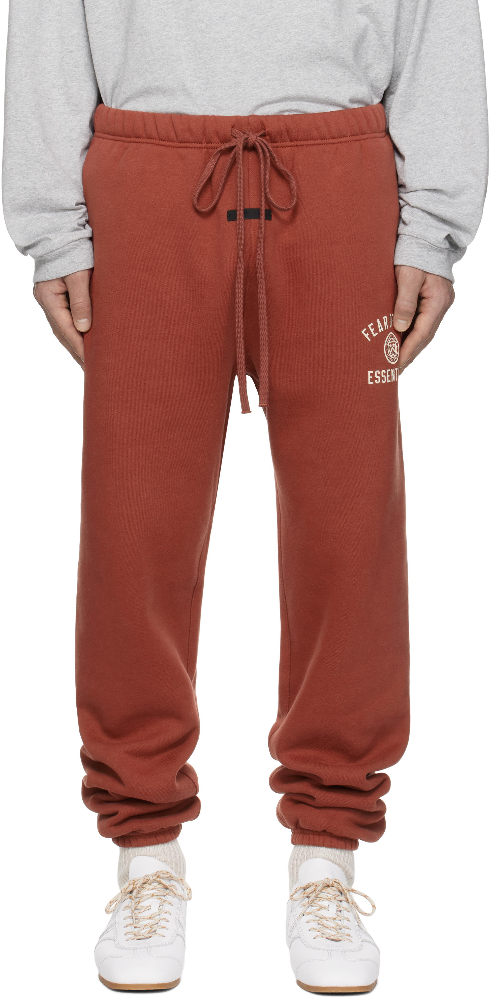 Red Fleece Essential Sweatpants