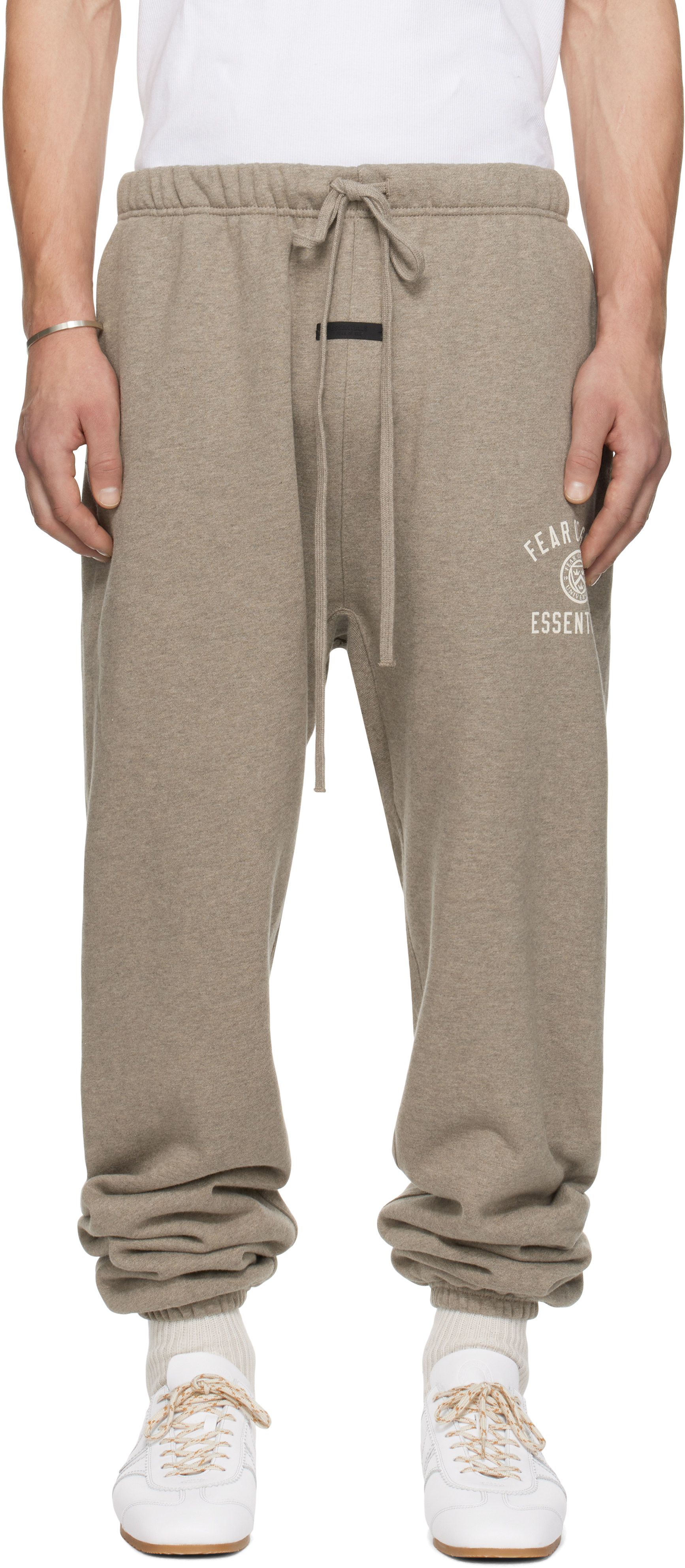 Gray Fleece Essential Sweatpants