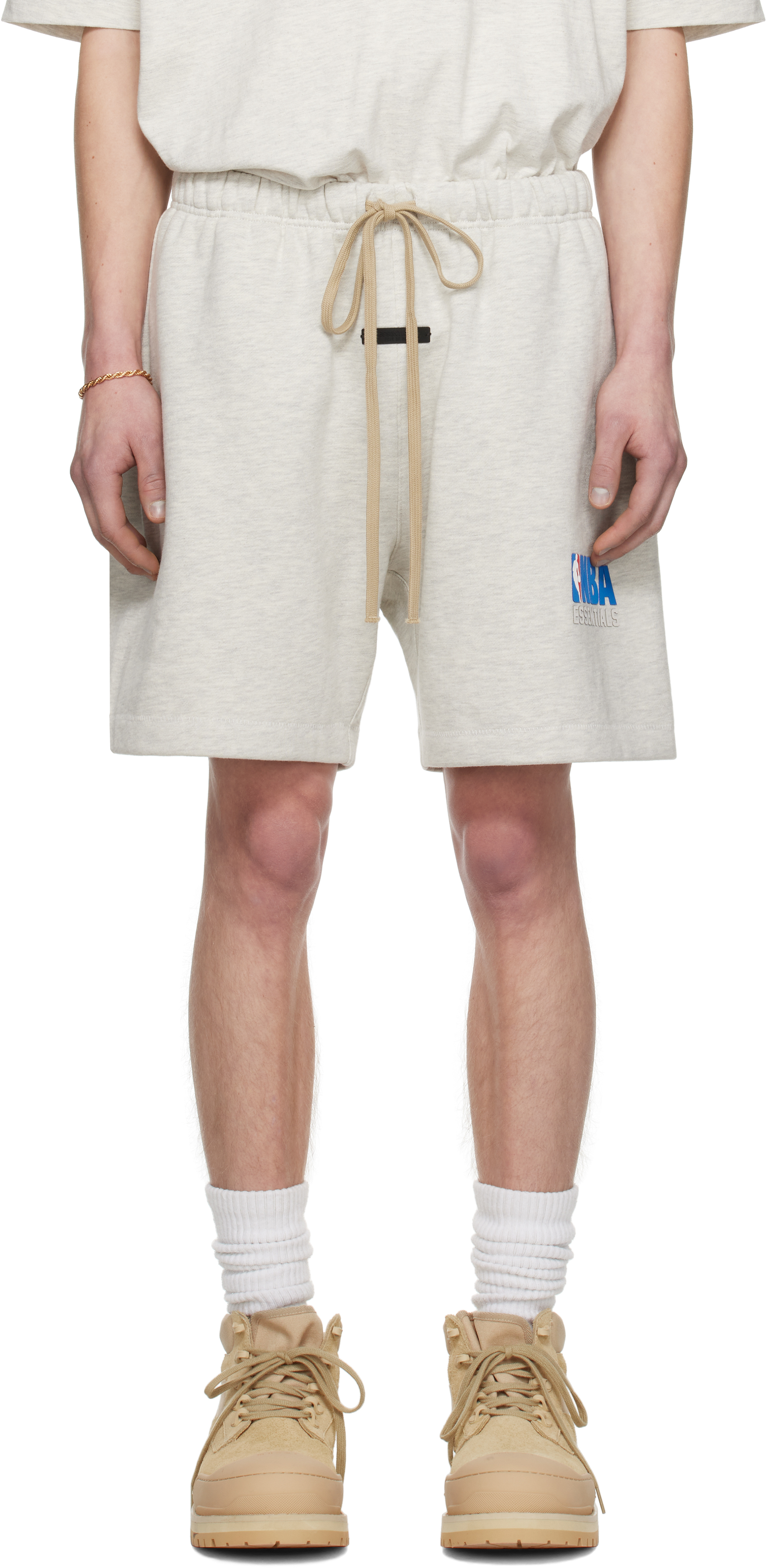 Gray NBA Core Fleece Shorts