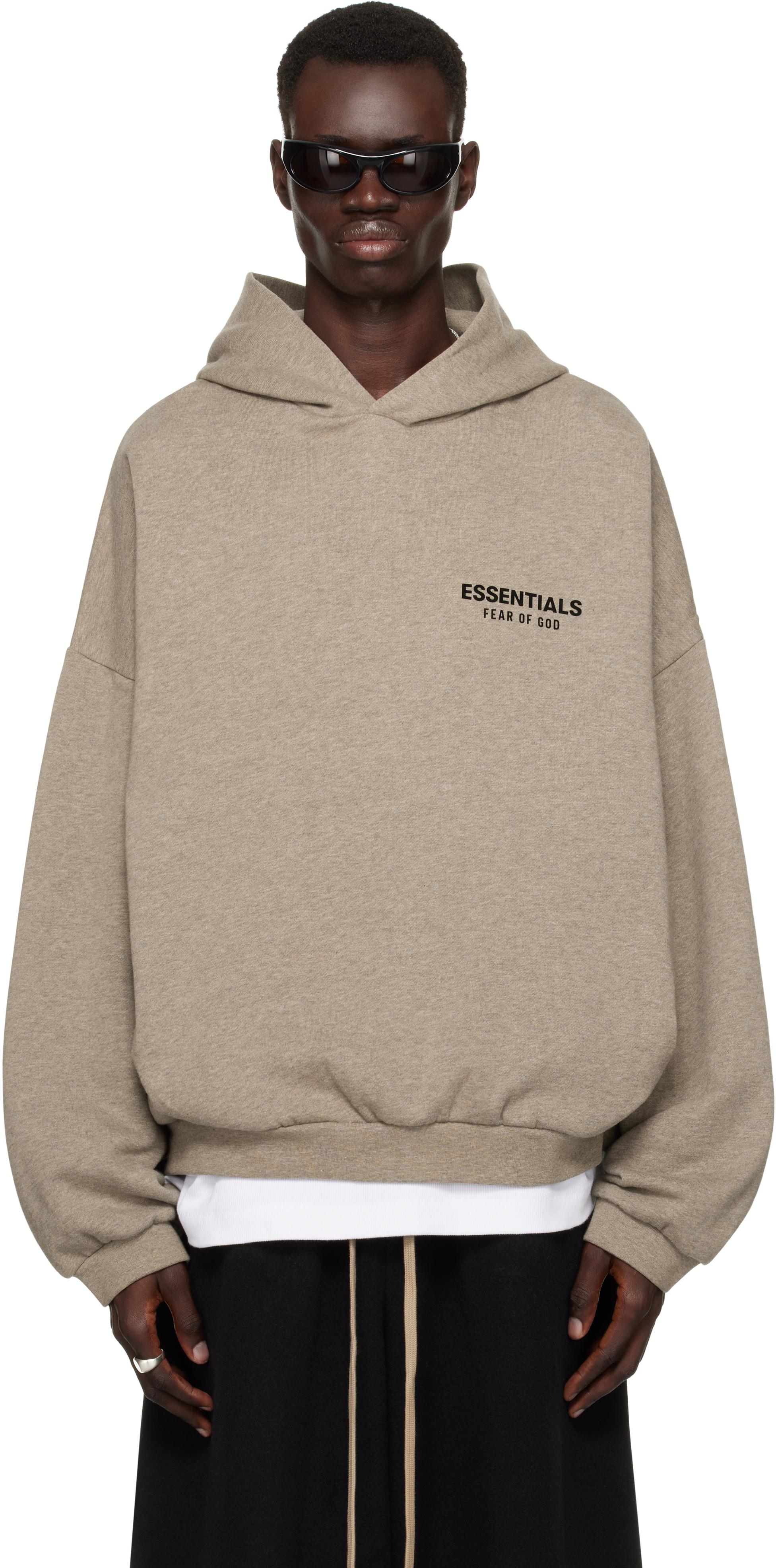 Gray Fleece Hoodie