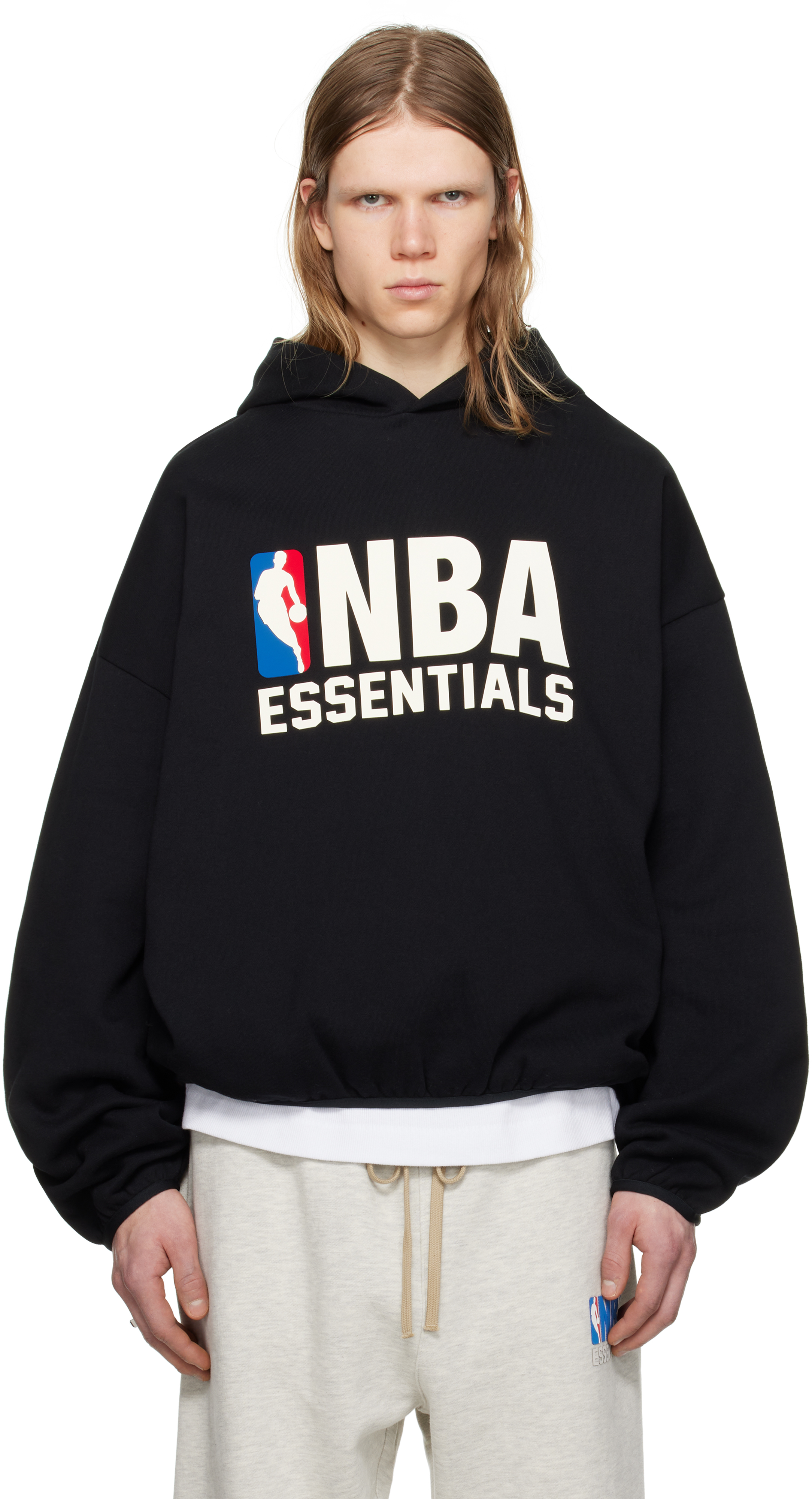 Black NBA Pull Over Hoodie