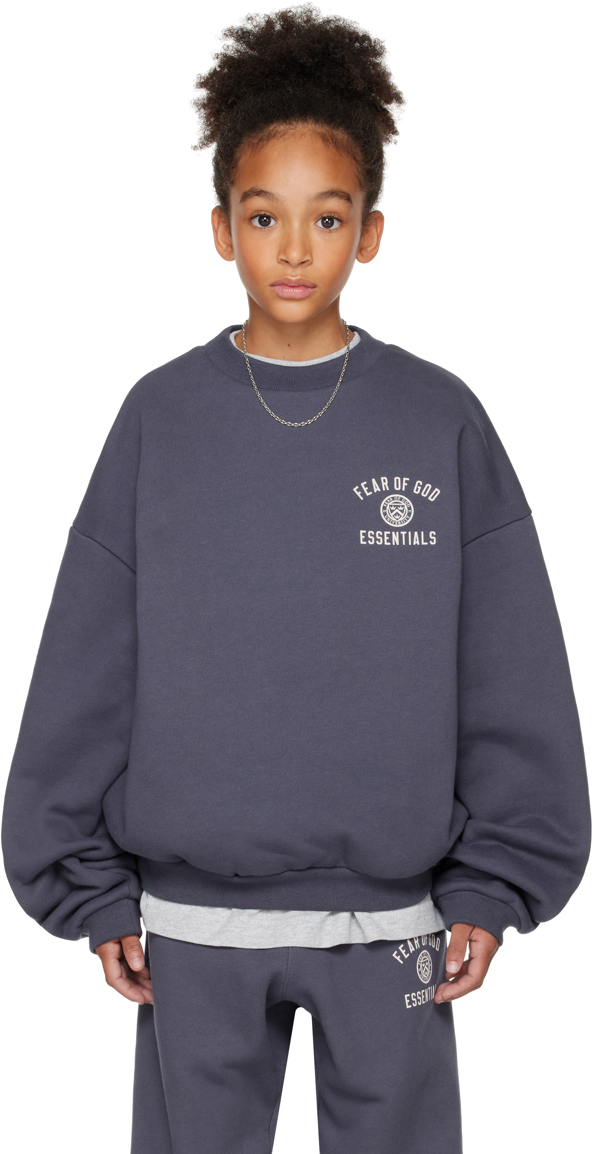 Fear of god essentials kids crew factory neck