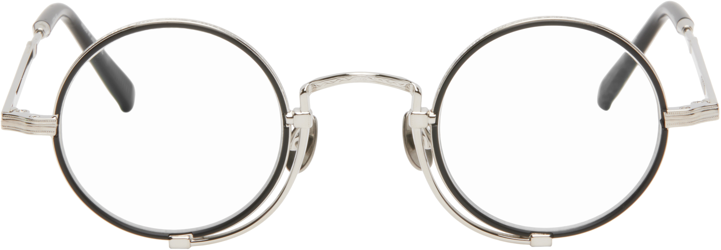 Silver & Black 10103H-I Glasses