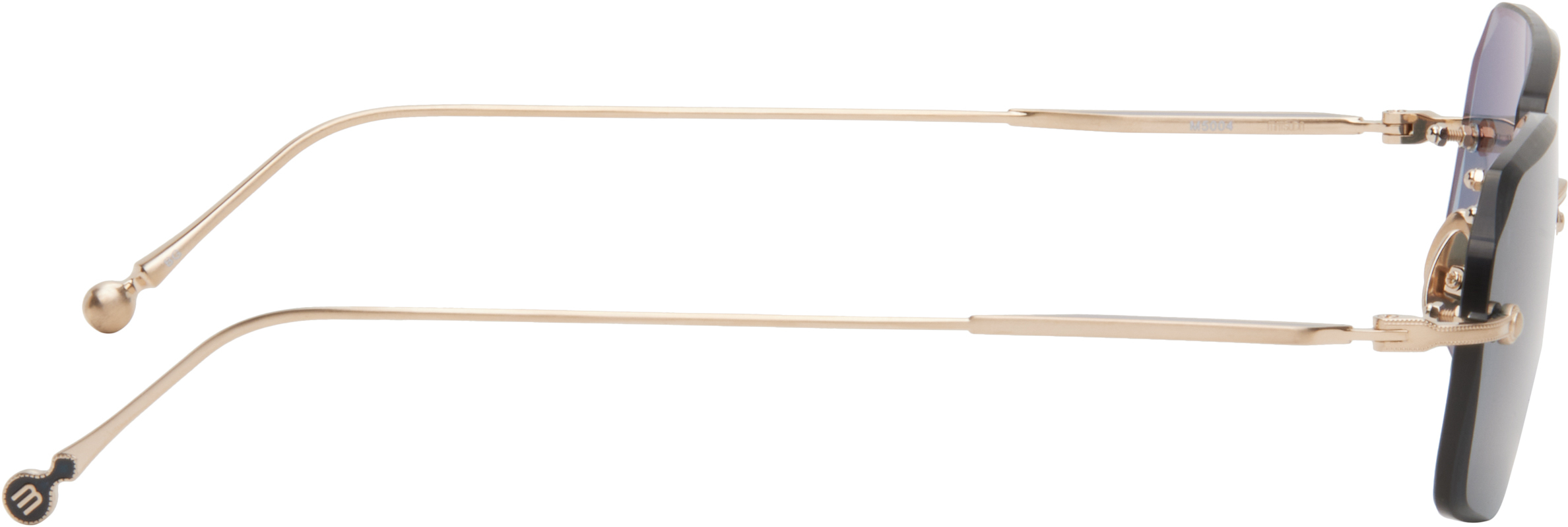 Matsuda Gold M5004 Sunglasses In Brushed Gold