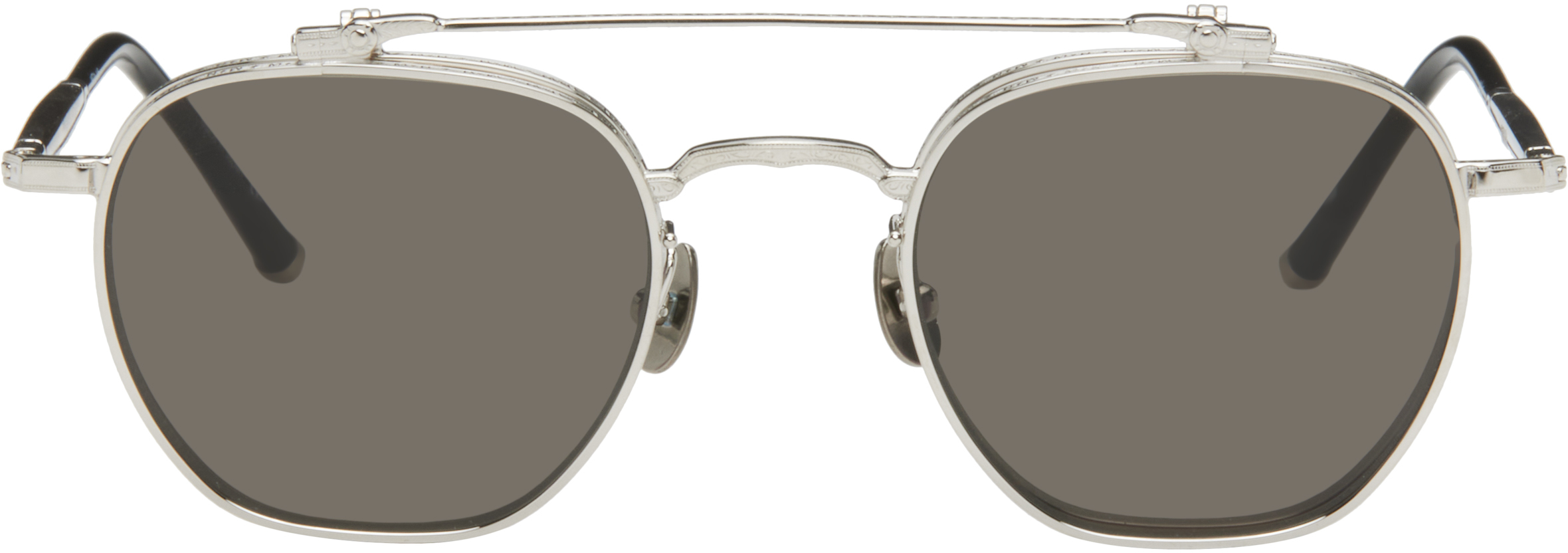 Silver & Black M3148 Sunglasses