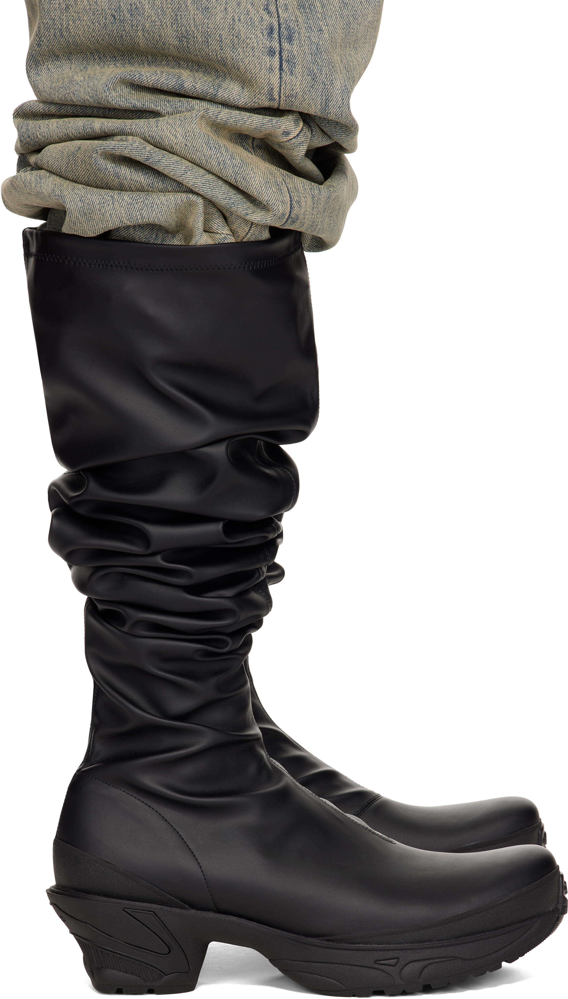 untitlab Black Vertigo Legging Boots