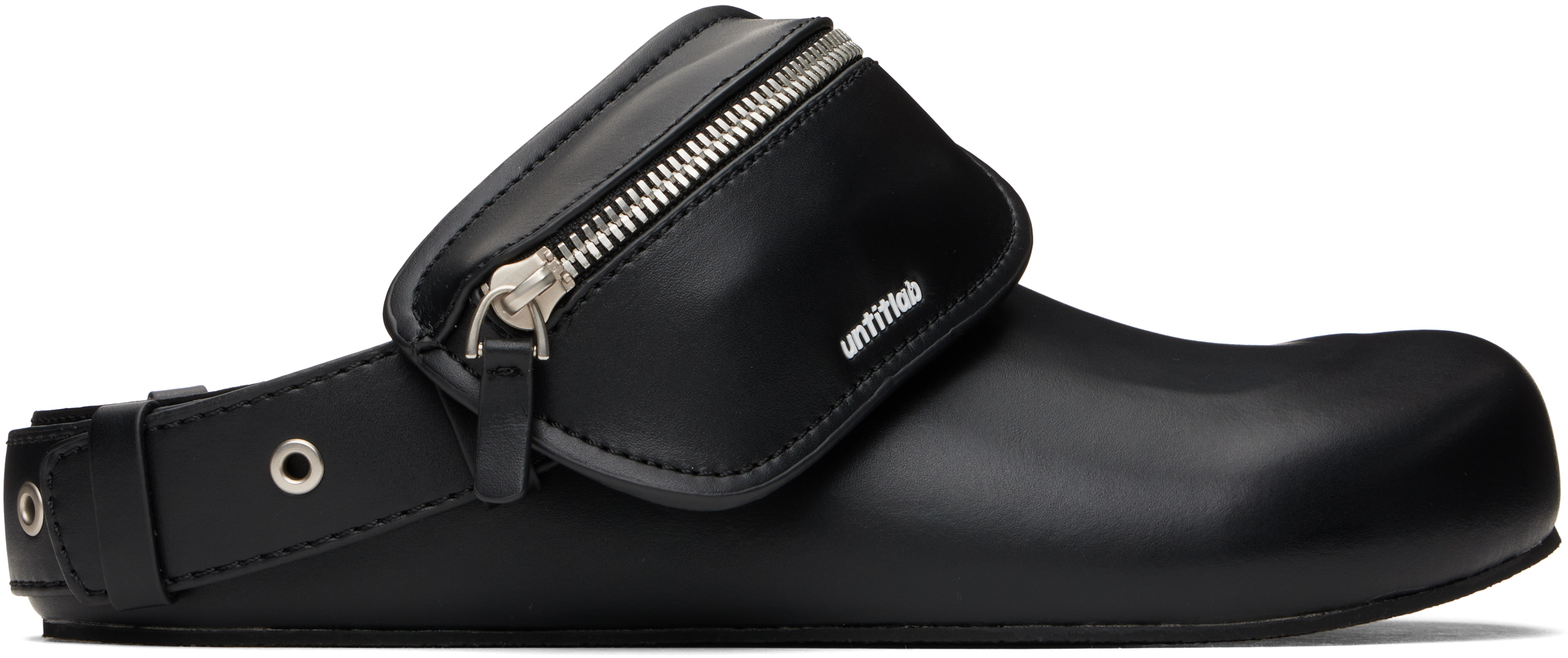 untitlab Black Bag Belts Clogs