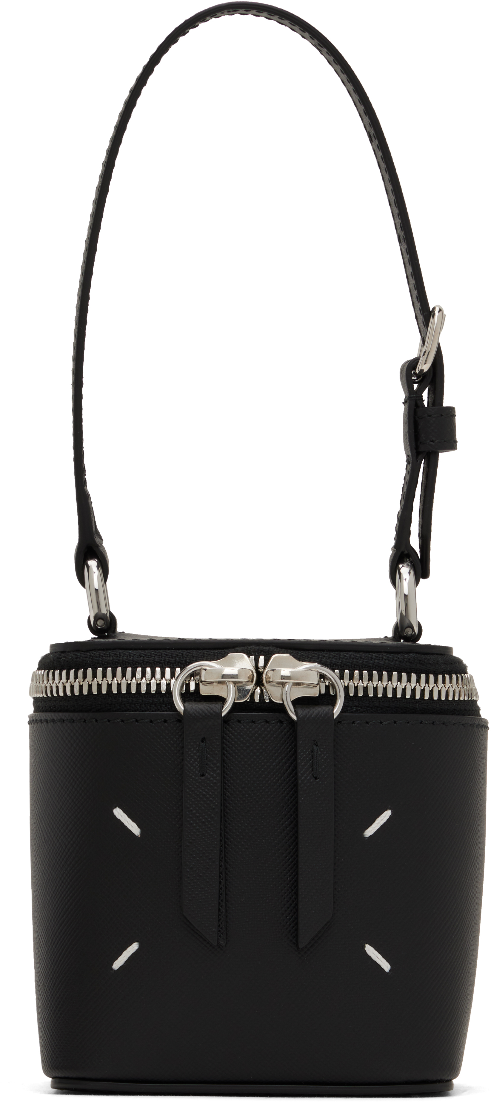 Maison Margiela: Black Mini Box Bag | SSENSE