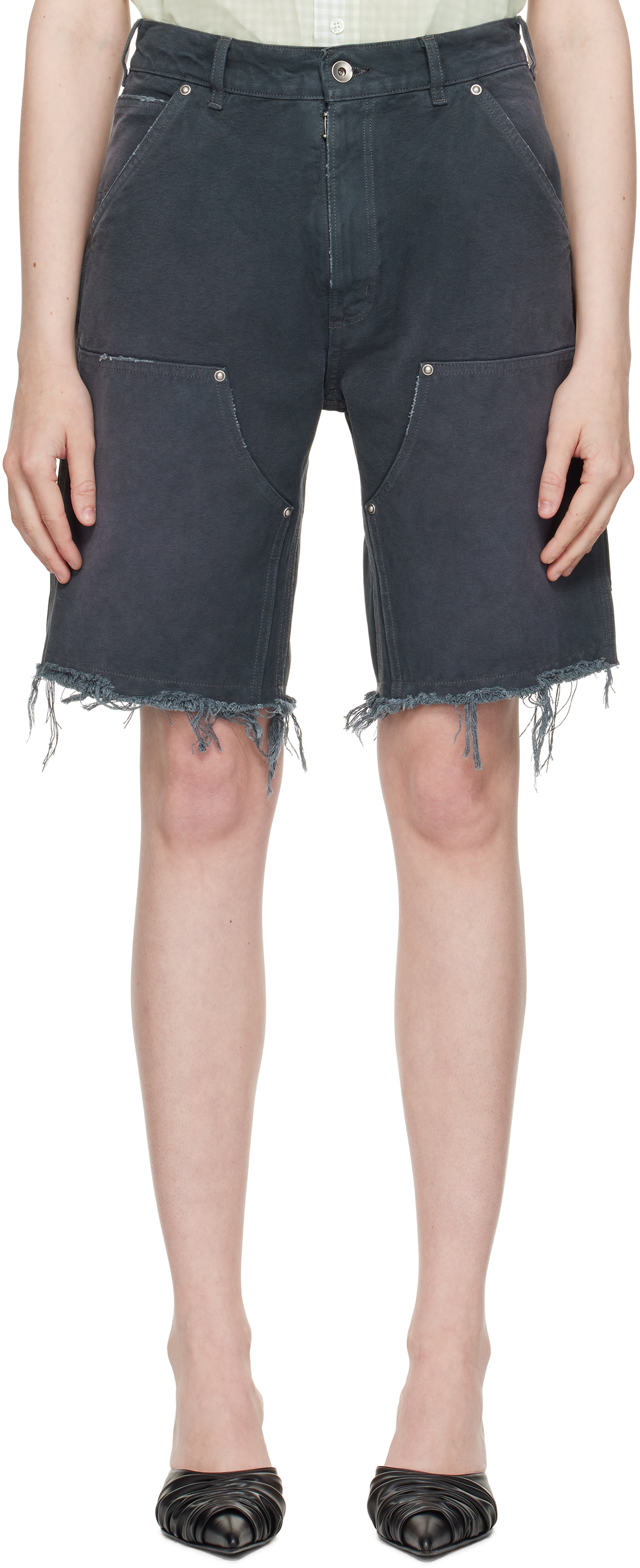 Maison Margiela Back And Side Pockets Shorts