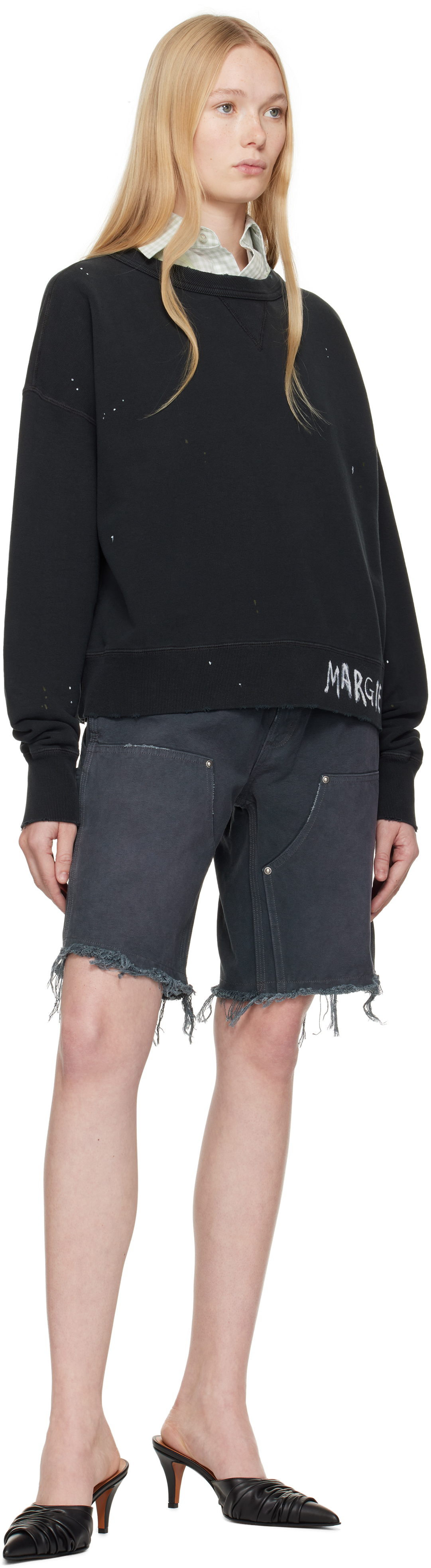 Maison Margiela Back And Side Pockets Shorts