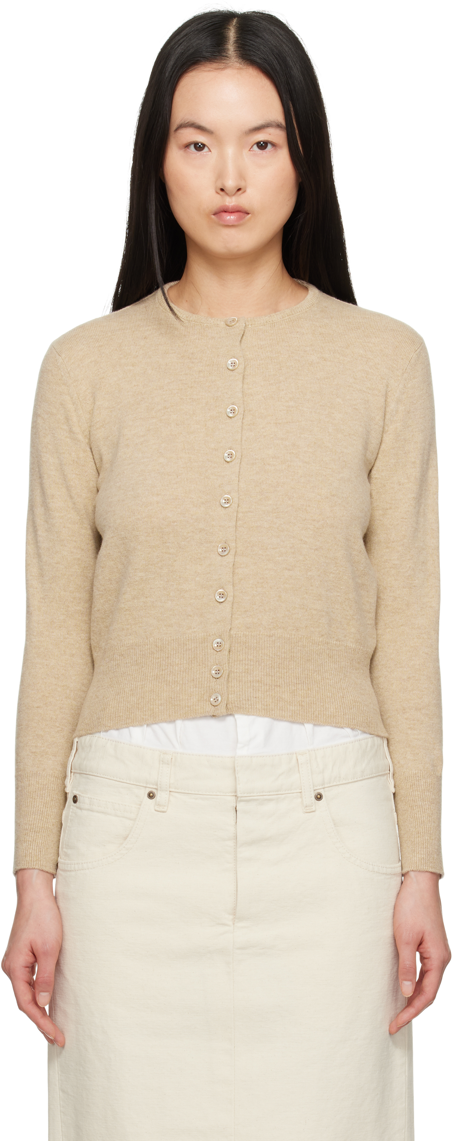 Navy Wool Cardigan