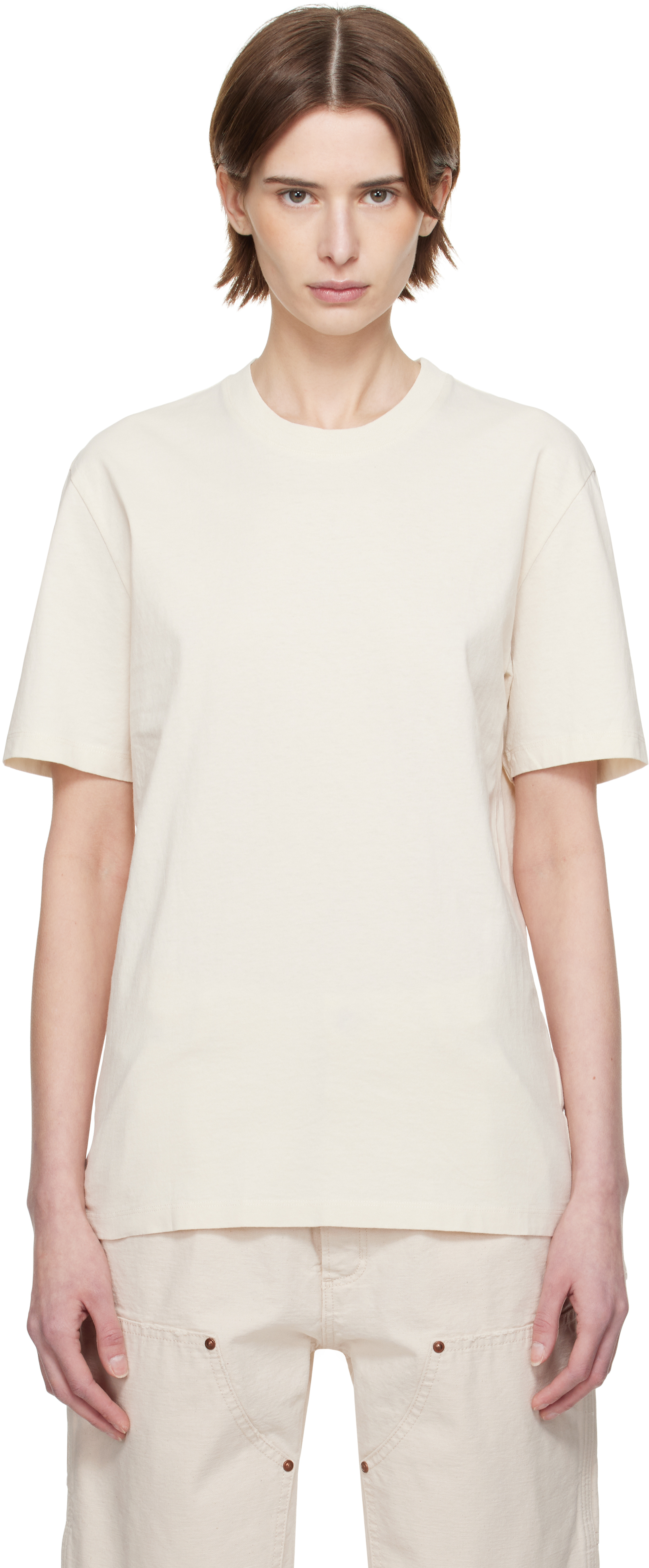 【Maison Margiela】メゾンマルジェラ 2025ss tシャツ ベージュ Maison Margiela / メゾンマルジェラ | 2021SS | 反転ロゴ