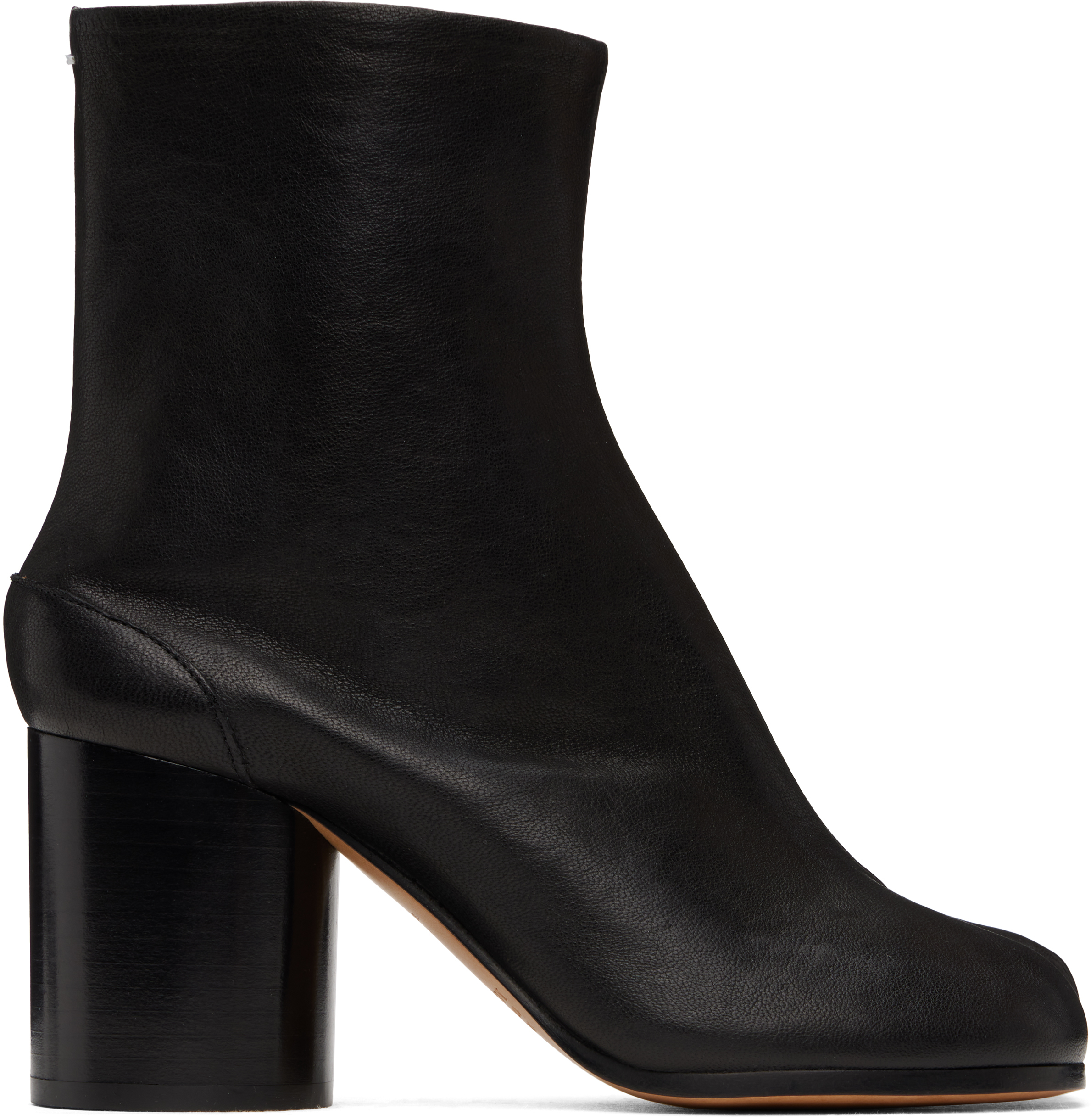 ショートブーツ・ブーティ MAISON MARGIELA TABI LEATHER ANKLE BOOTS MAISON MARGIELA Tabi leather ankle boots | NET-A-PORTER