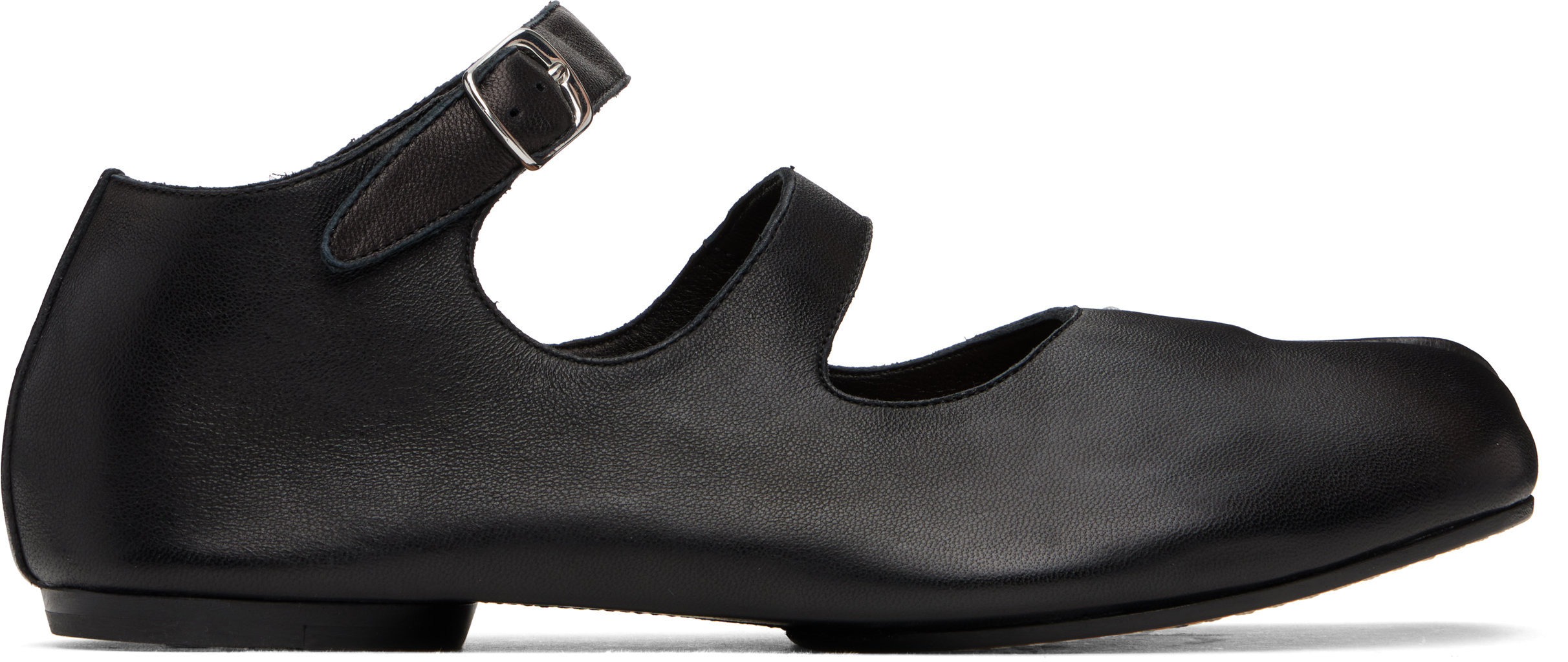 Black Tabi Ballerina Flats