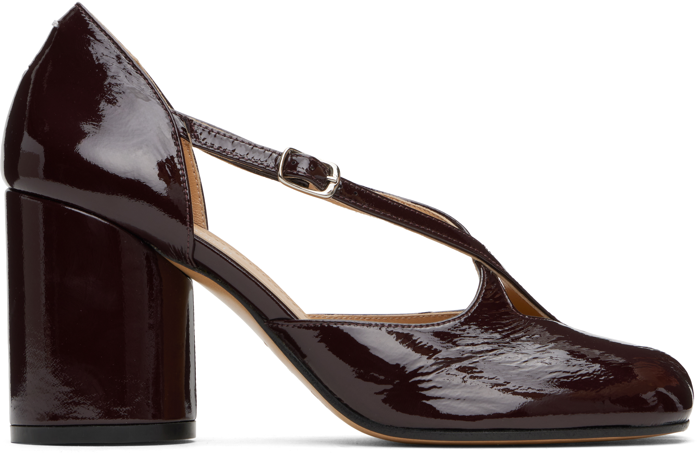 靴 Maison Margiela Heel Sandal Maison Margiela - Black Tabi Pump Sandals – Frances May