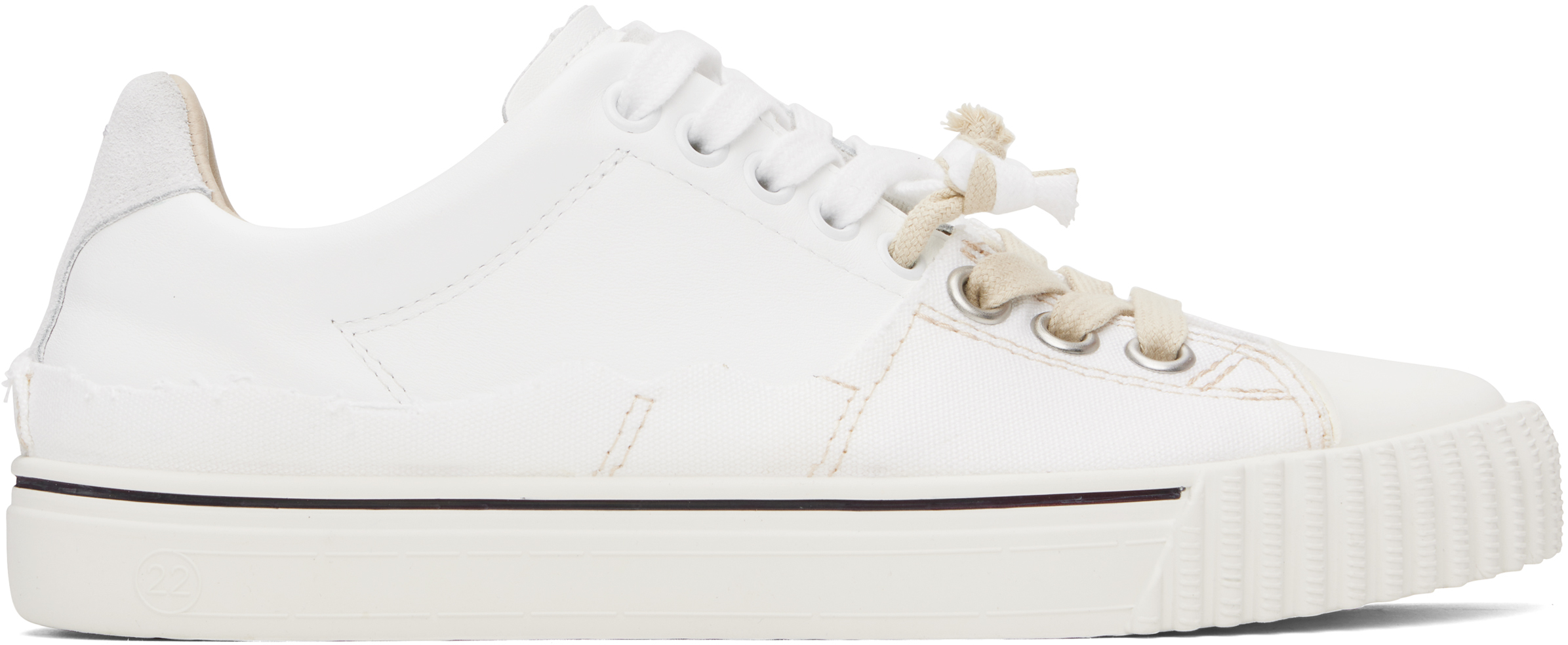 スニーカー MAISON MARGIELA WHITE NEW EVOLUTION SNEAKERS 18441641_51977041_600.jpg