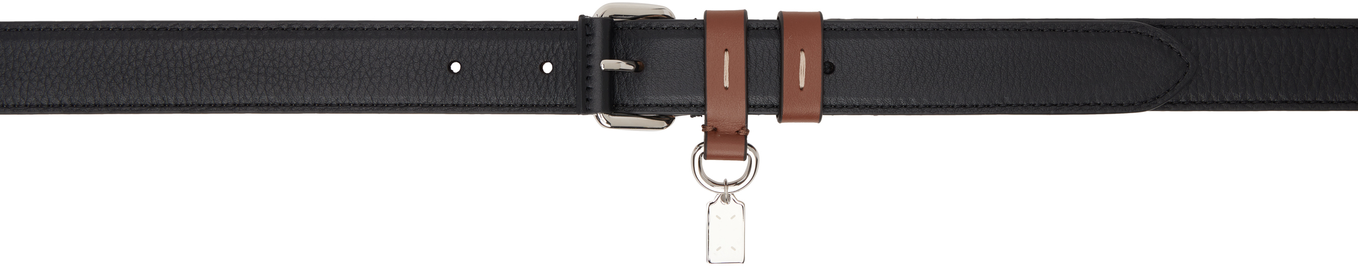 Black 
Brown Contrast Belt