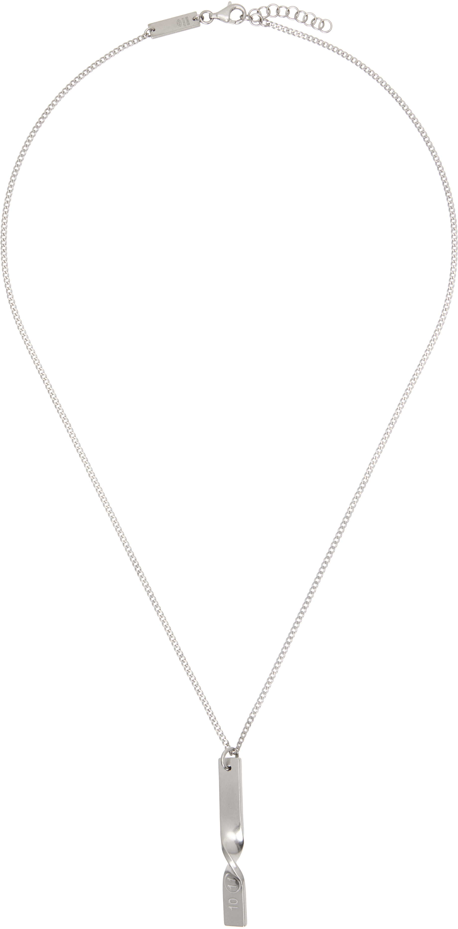 Silver Logo Necklace