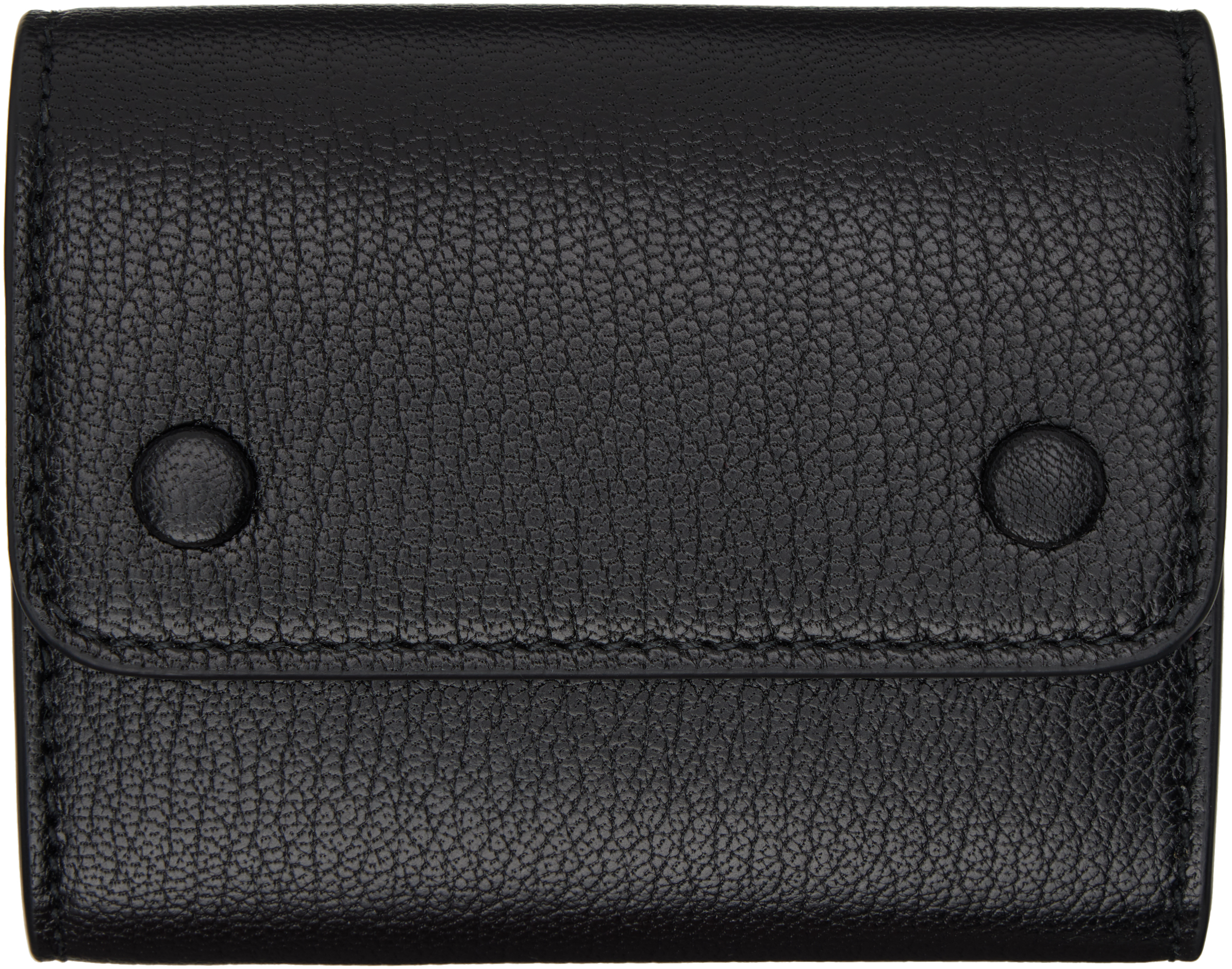 Black Leather Card Holder