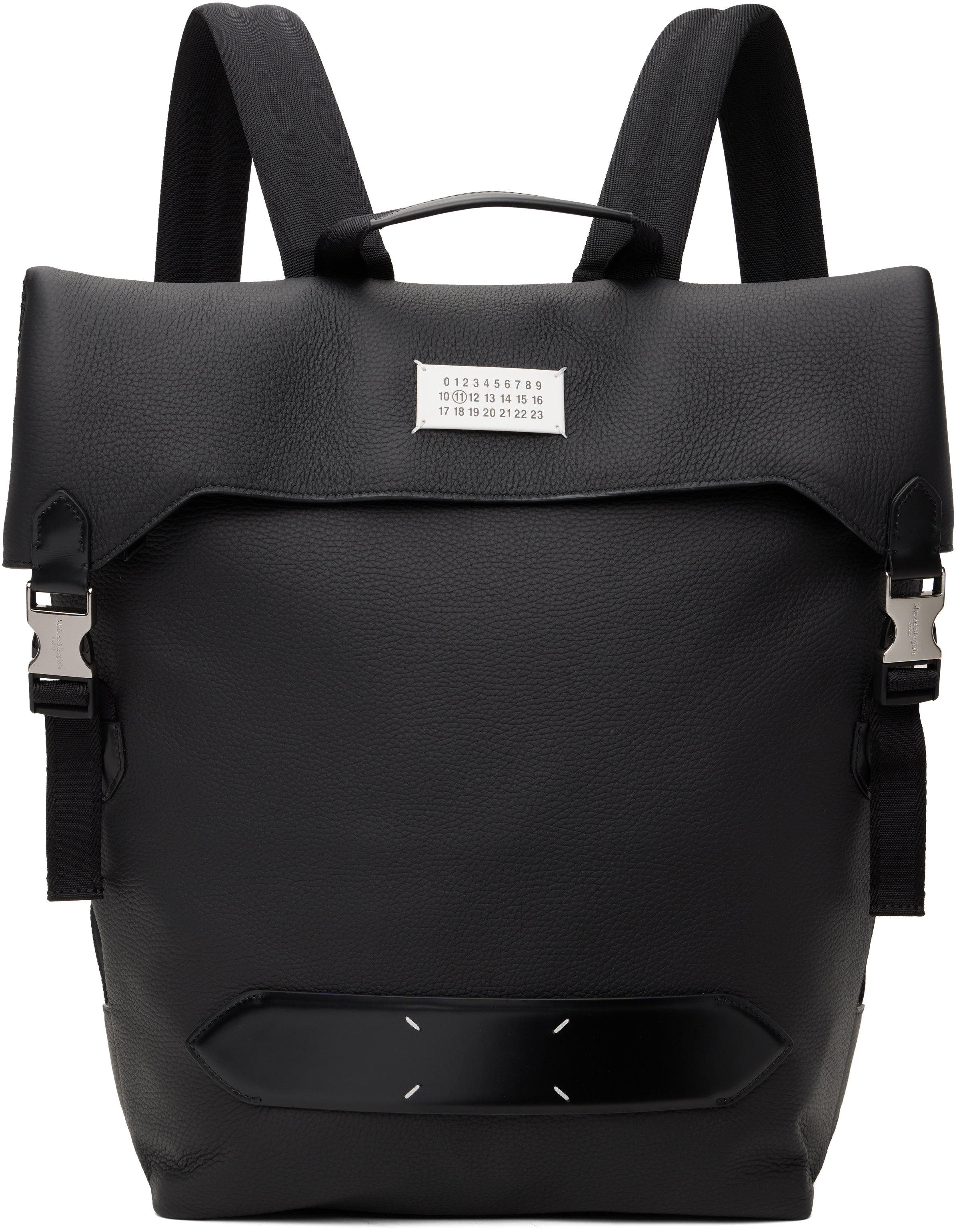 Maison Margiela Black Soft 5ac Flap Backpack
