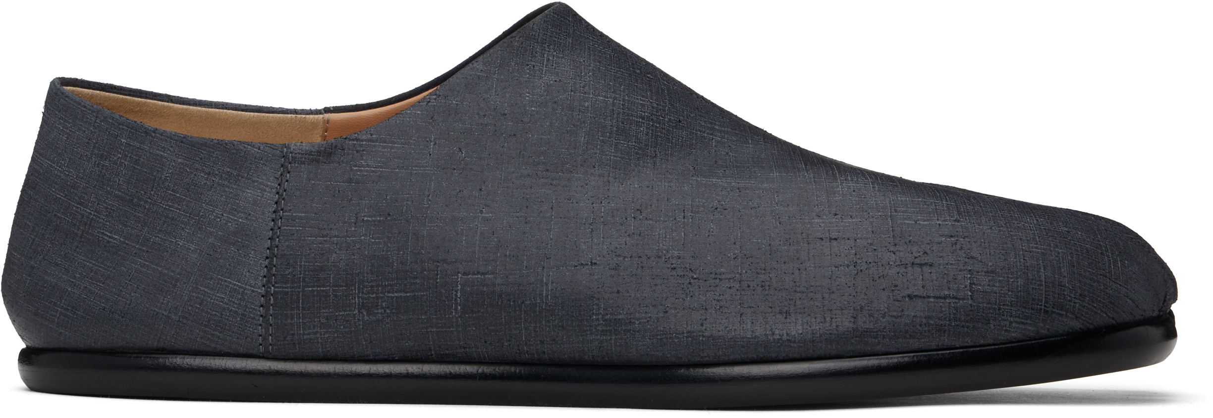 Black Tabi Babouches Loafers