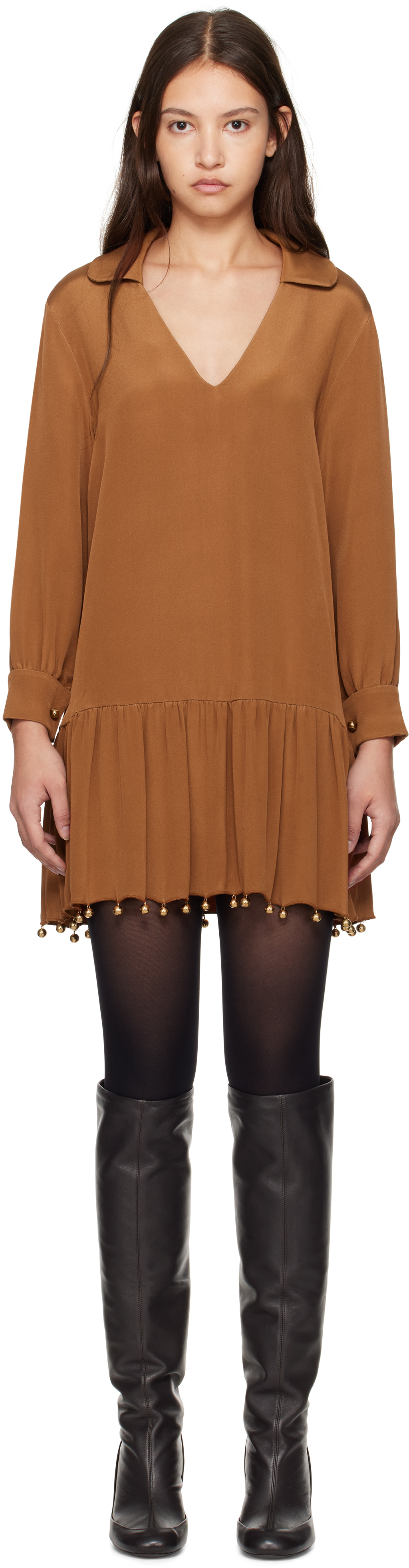 Tan Eddy Minidress