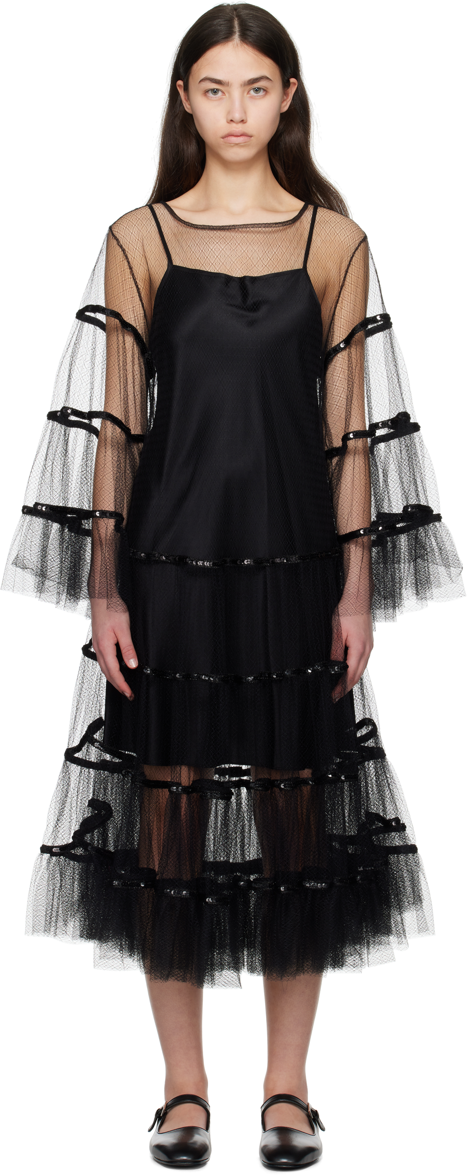 Black Swan Midi Dress