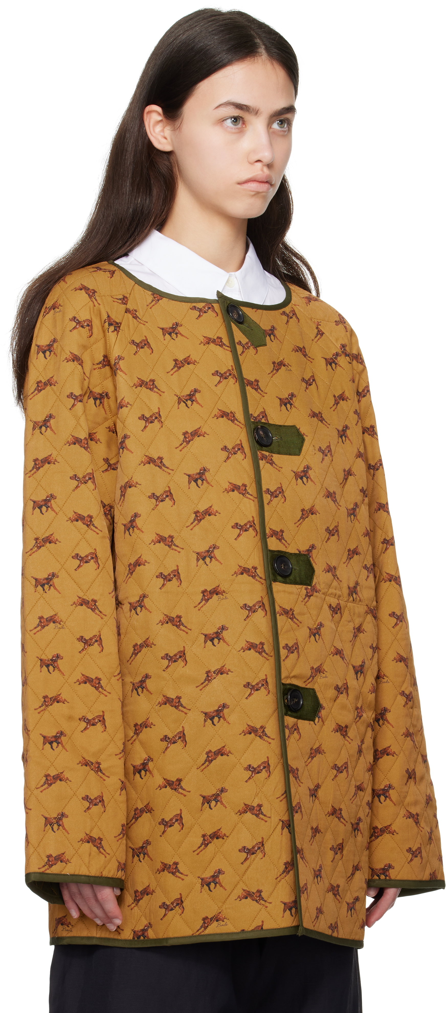 Bode Tan Crittendon Liner Coat