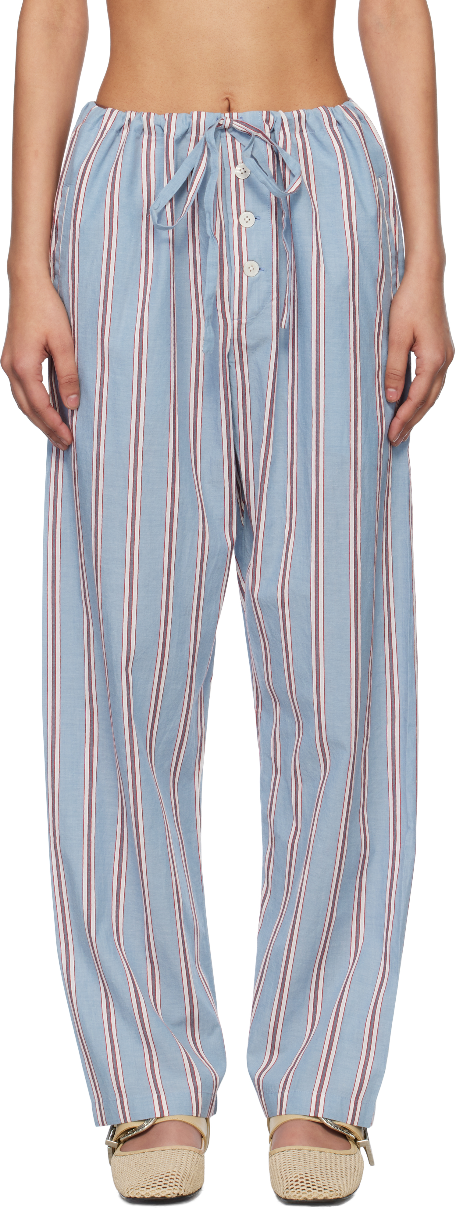 Blue Regatta Stripe Pyjama Pants