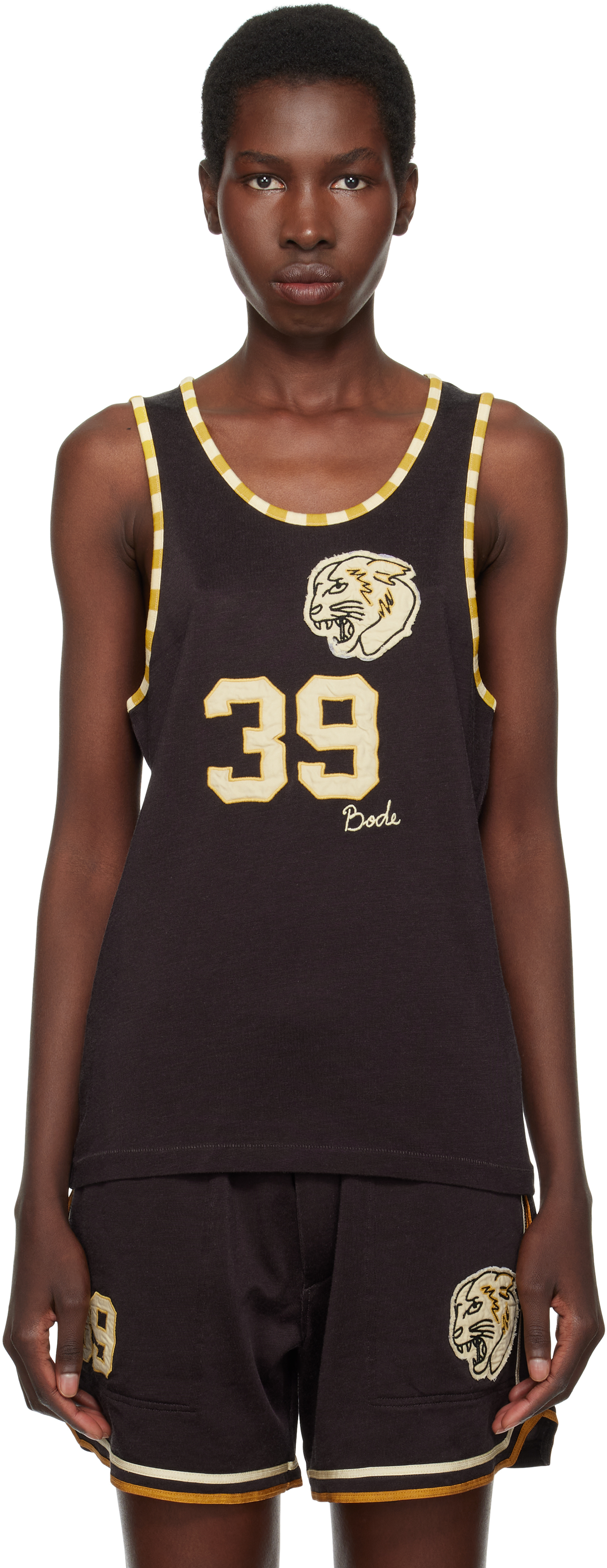 Brown Bobcat Singlet Tank Top
