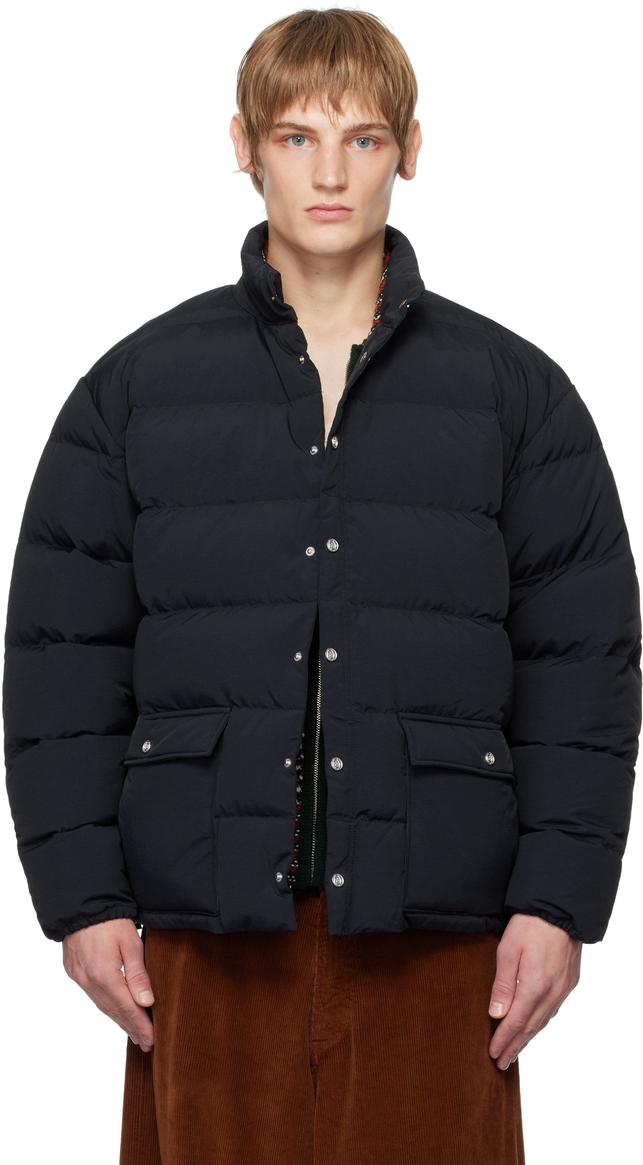 Black Burlington Puffer Down Jacket