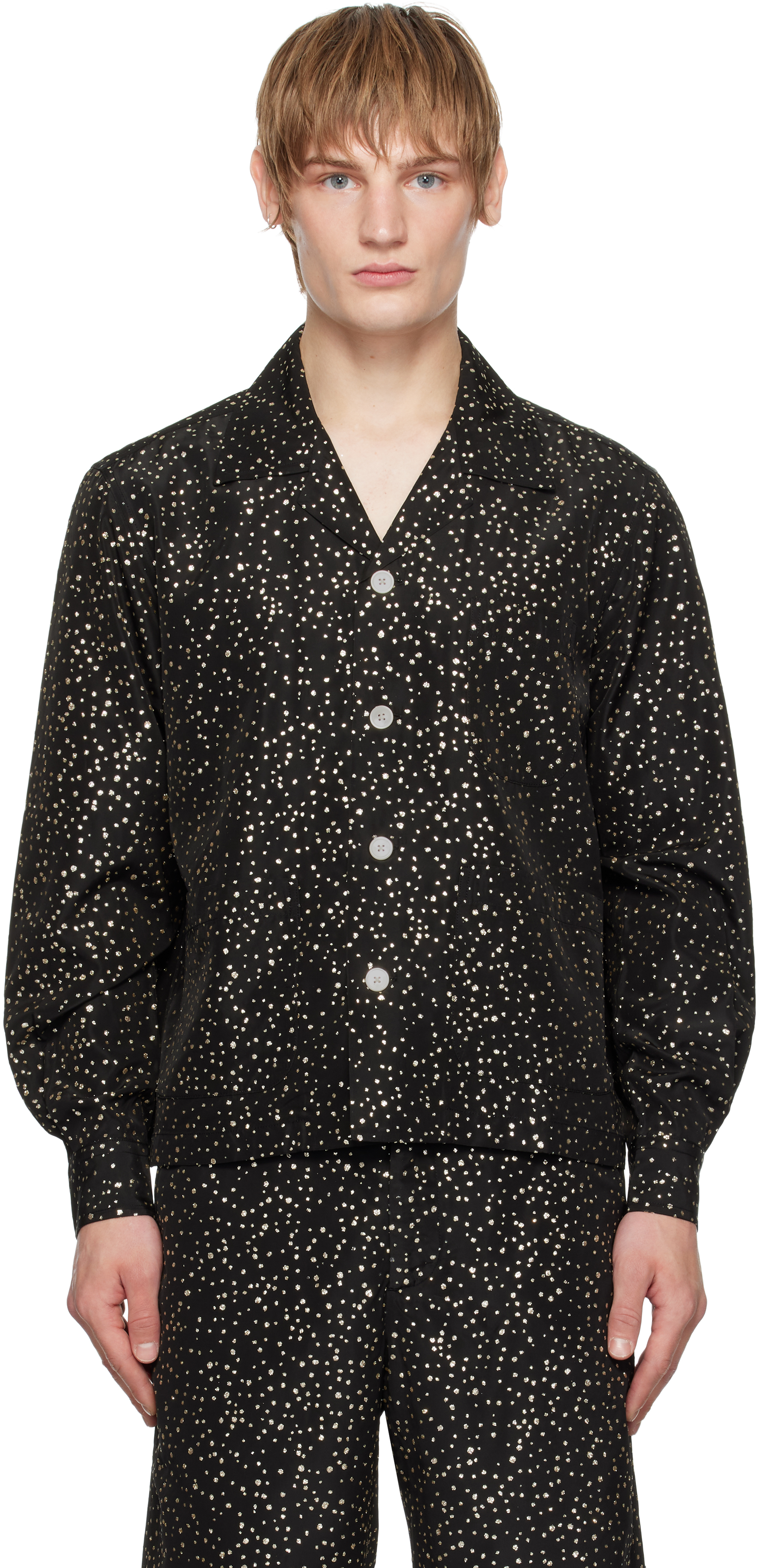 Black Glitter Shirt